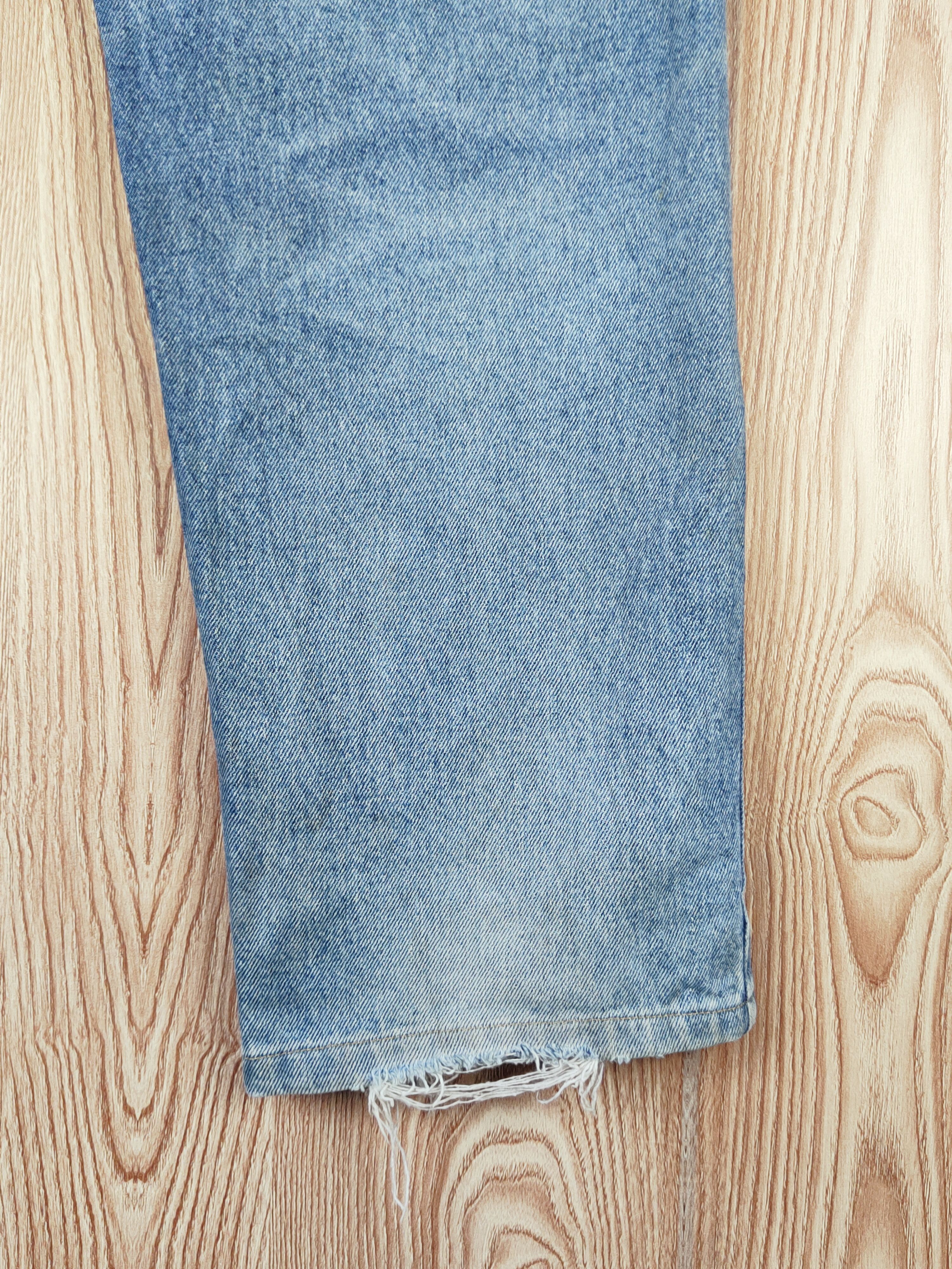 Ermenegildo Zegna D Ermenegildo Zegna Faded Distressed Ripped Jeans #S2740 Size US 33 - 13 Thumbnail