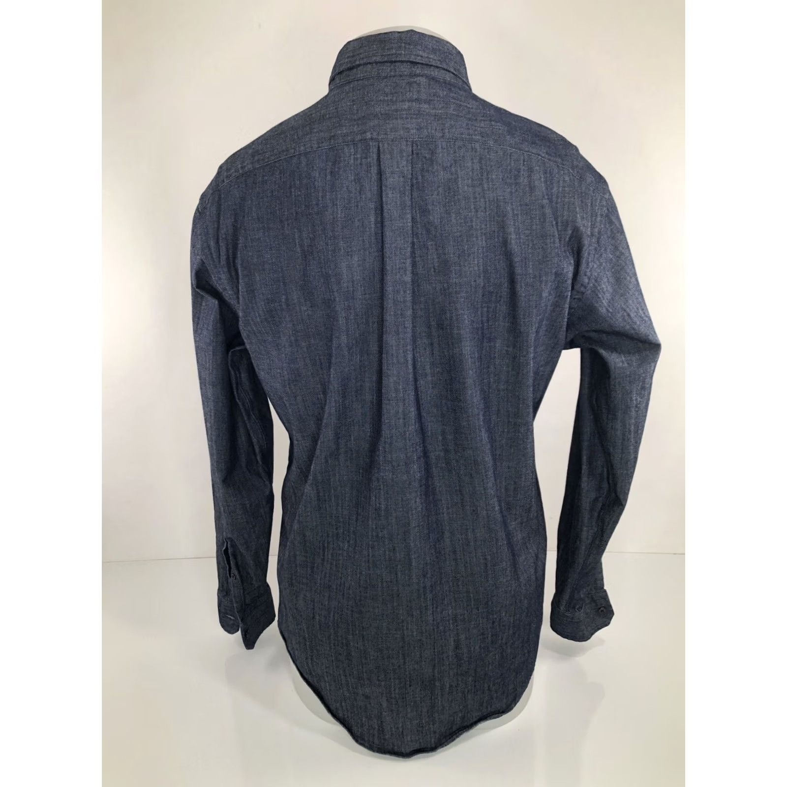 Denime Raleigh Workshop Denim Mens Md. Shirt - Button-Up Long Sleeve Blue M Size US M / EU 48-50 / 2 - 4 Thumbnail