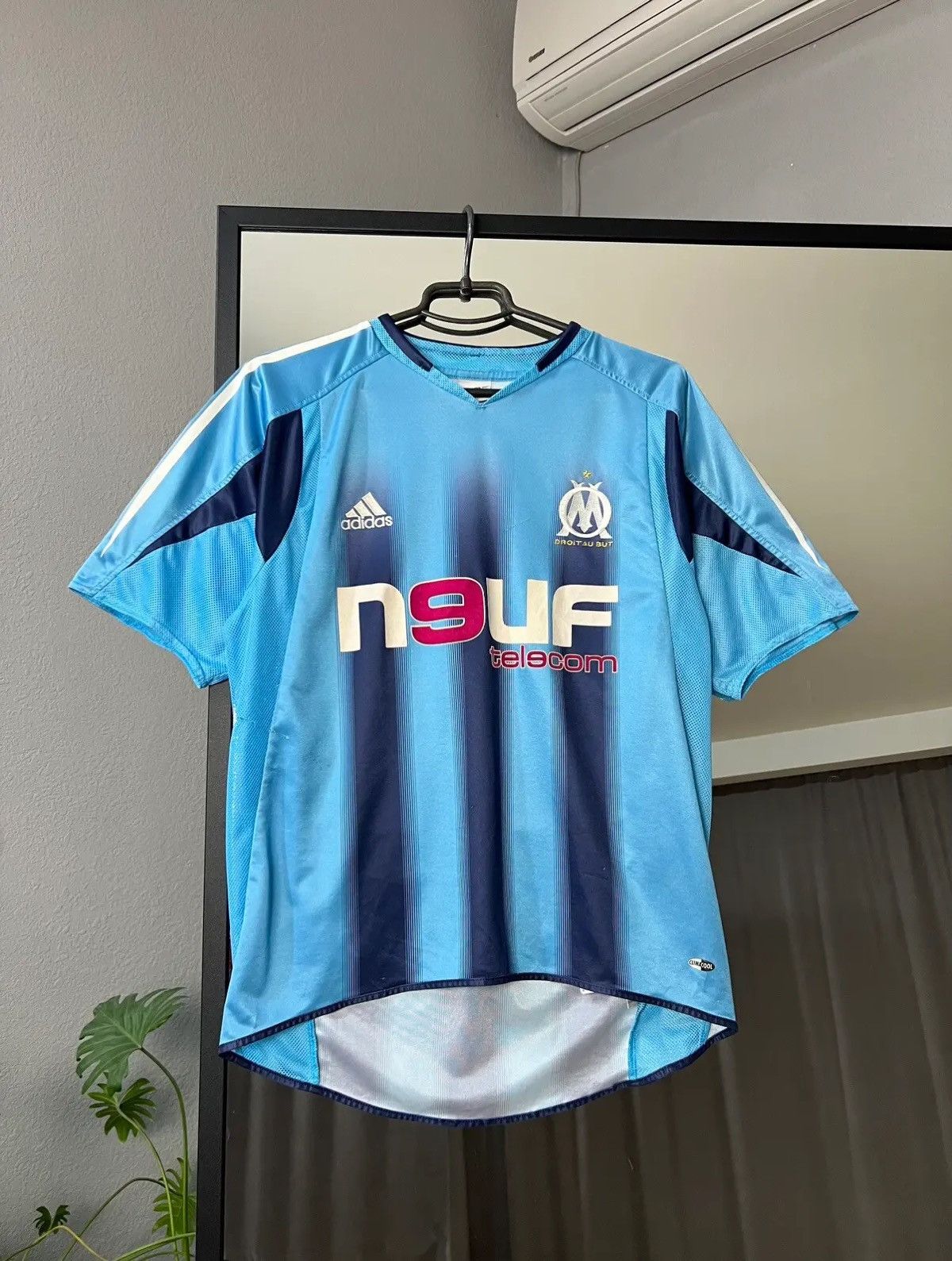 Adidas × Vintage Vintage Blockcore Y2K Marseille 2004 soccer Adidas France Size US S / EU 44-46 / 1 - 1 Thumbnail