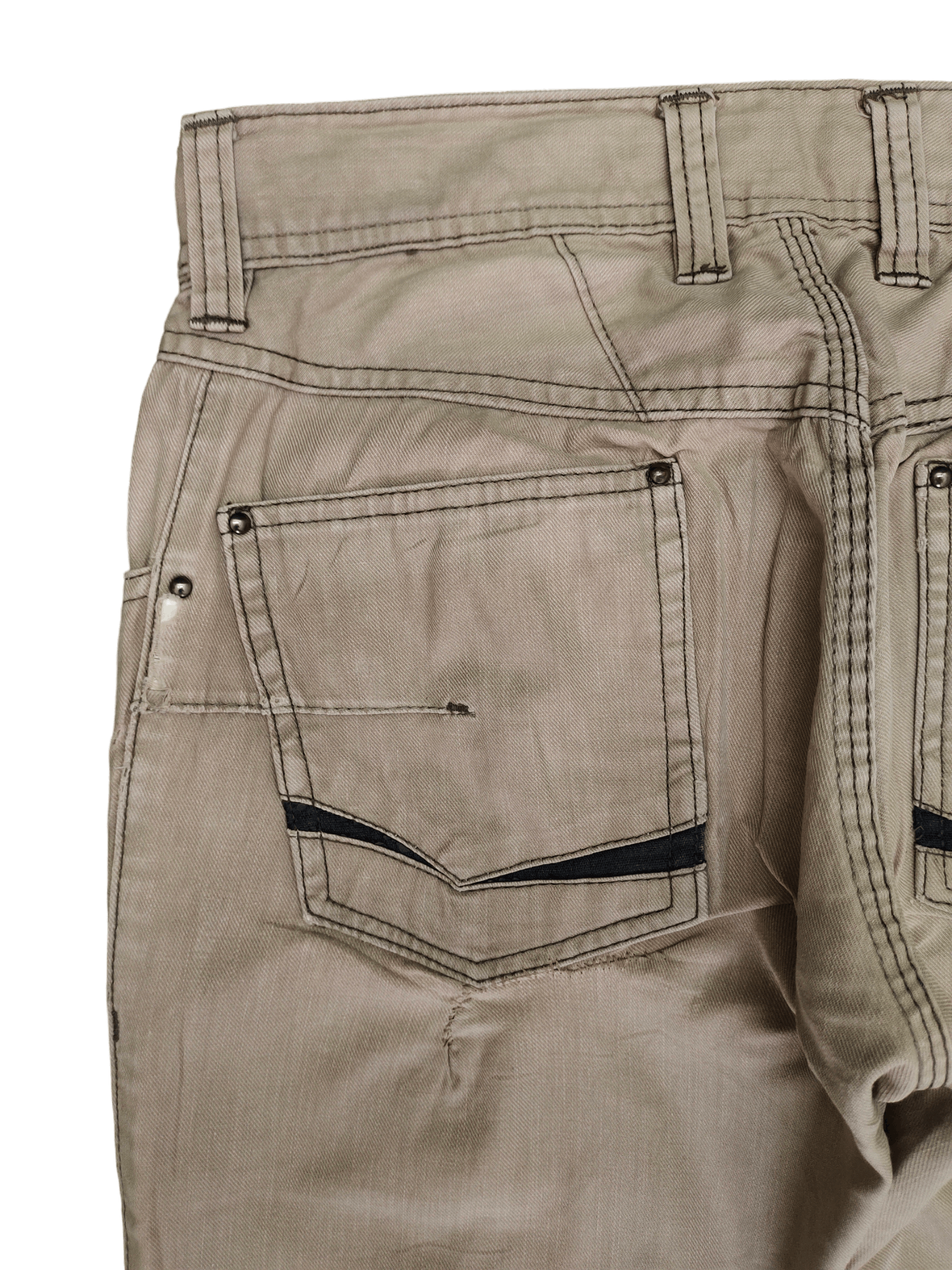 Comme des Garcons × Undercover Vintage Y2k Nicole Club For Men Distress Denim Pants Size US 30 / EU 46 - 13 Thumbnail