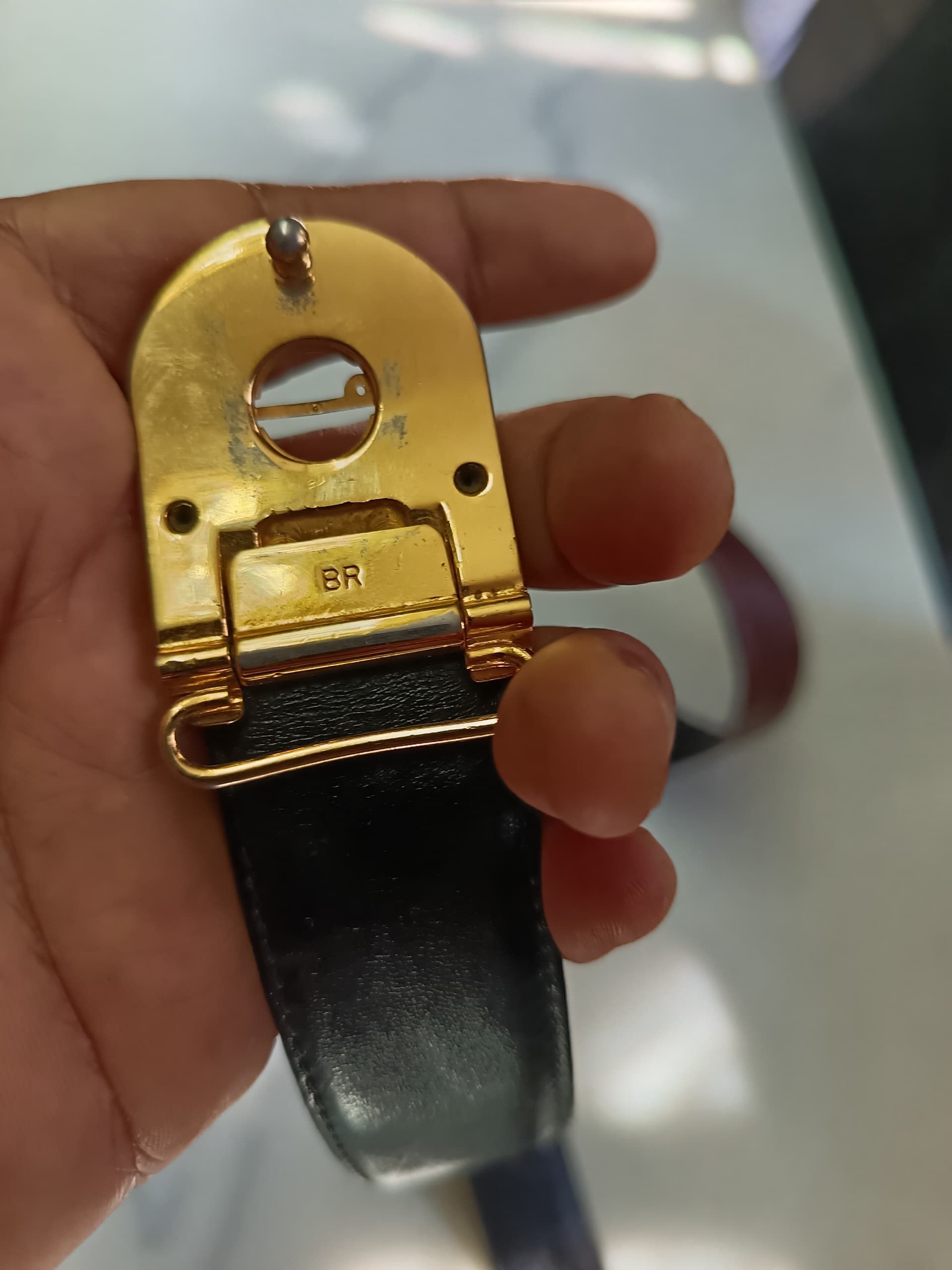 Alfred Dunhill × Leather × Vintage Vintage dunhill made in Italy leather belt 32 inc Size 32 - 2 Thumbnail
