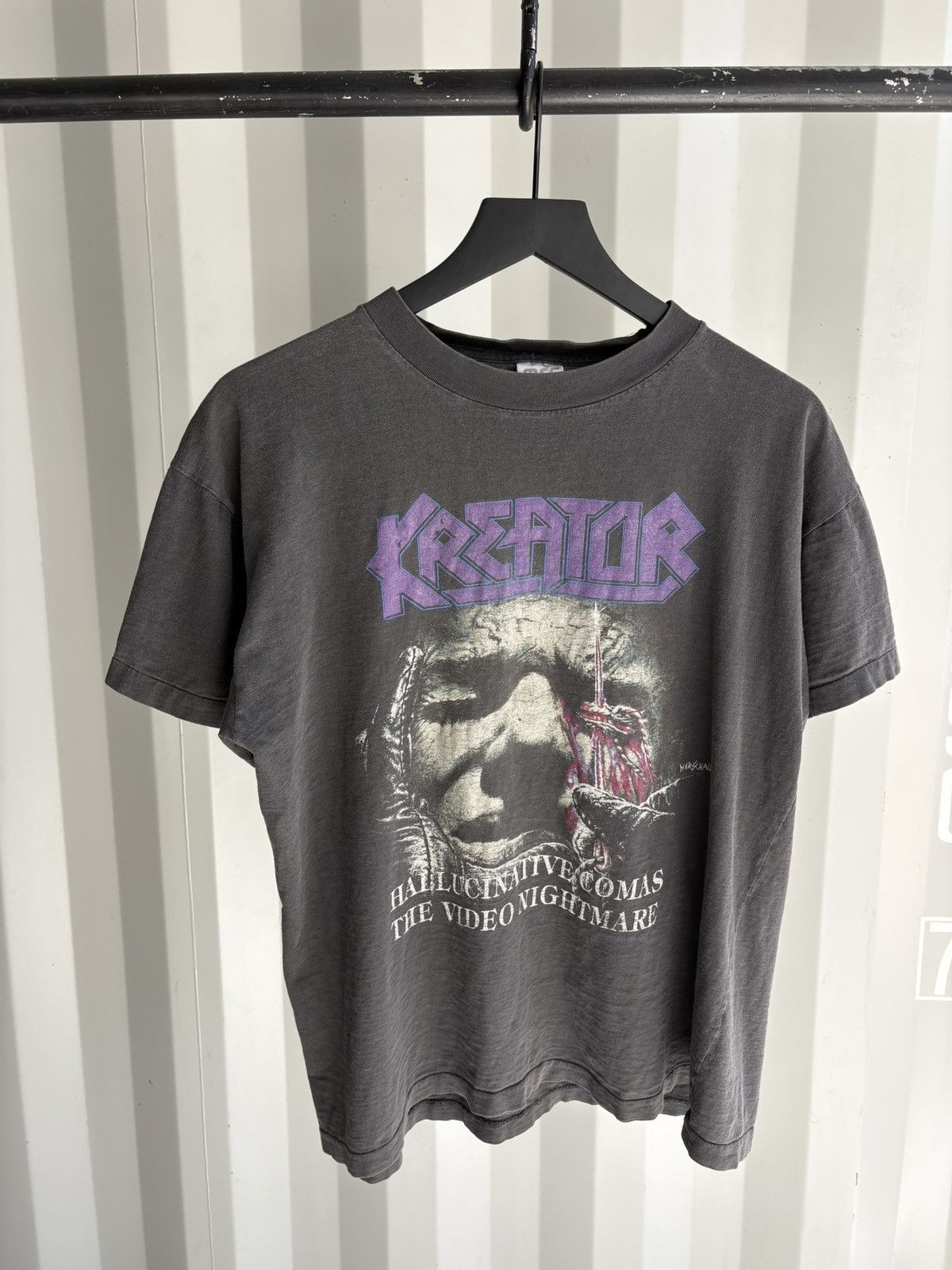 Band Tees Vintage Kreator Shirt Faded Distressed Grunge Thrashed Size US L / EU 52-54 / 3 - 1 Thumbnail
