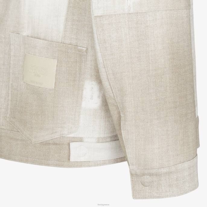 Fendi o1loc1c0824 Jacket in Beige Size US XL / EU 56 / 4 - 3 Thumbnail