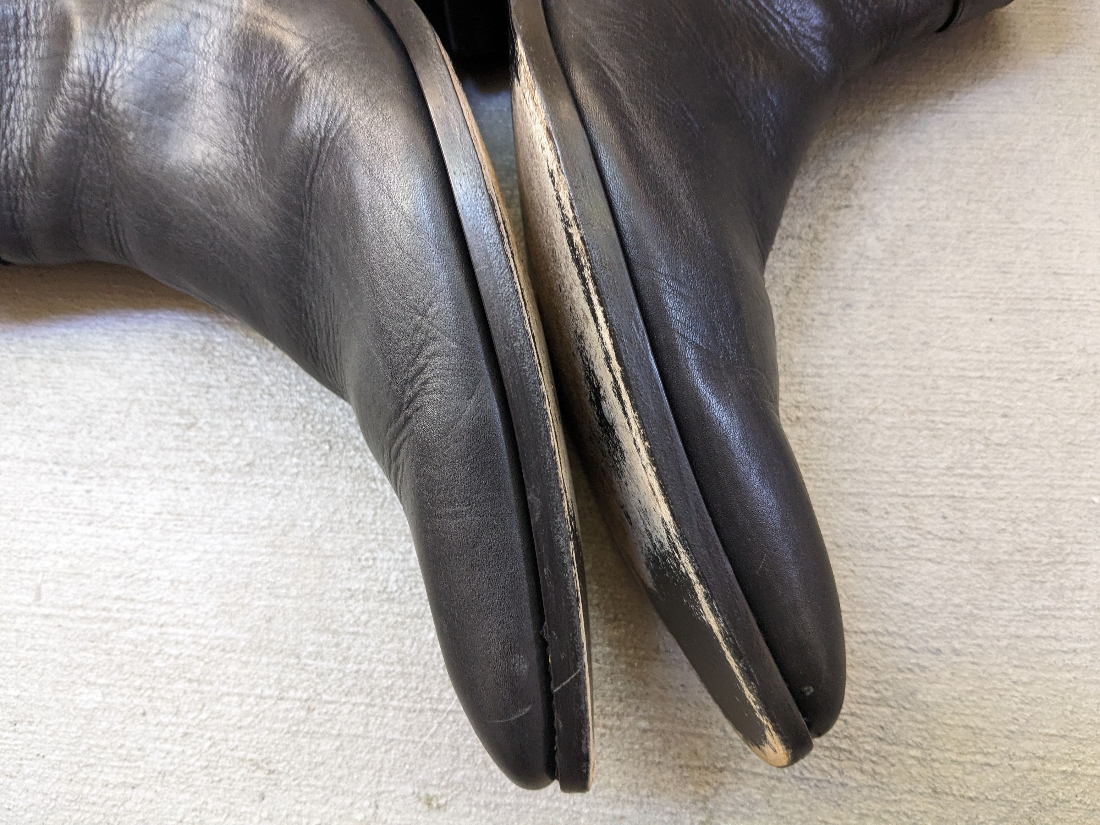 Gucci Gucci Side Zip Boots Black 12 D Leather GG Logo Chelsea Size US 12 / EU 45 - 12 Thumbnail