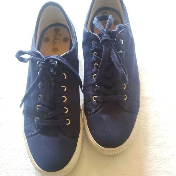 Boden Boden Canvas Platform Rainbow Striped Plimsolls Sz. 41 (10) Size US 10 / IT 40 - 1 Thumbnail