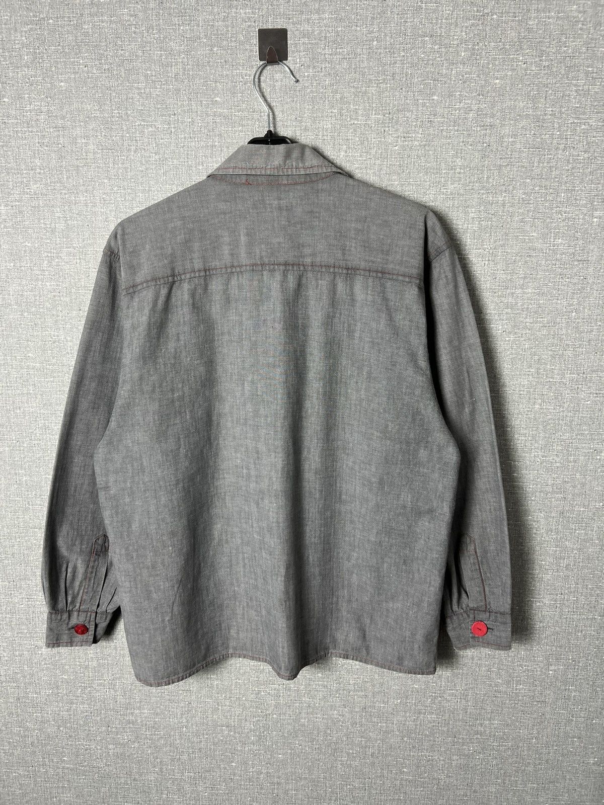 Saint Laurent Paris Archival 70s Rive Gauche YSL Yves Saint Laurent Button Shirt Size M / US 6-8 / IT 42-44 - 11 Thumbnail