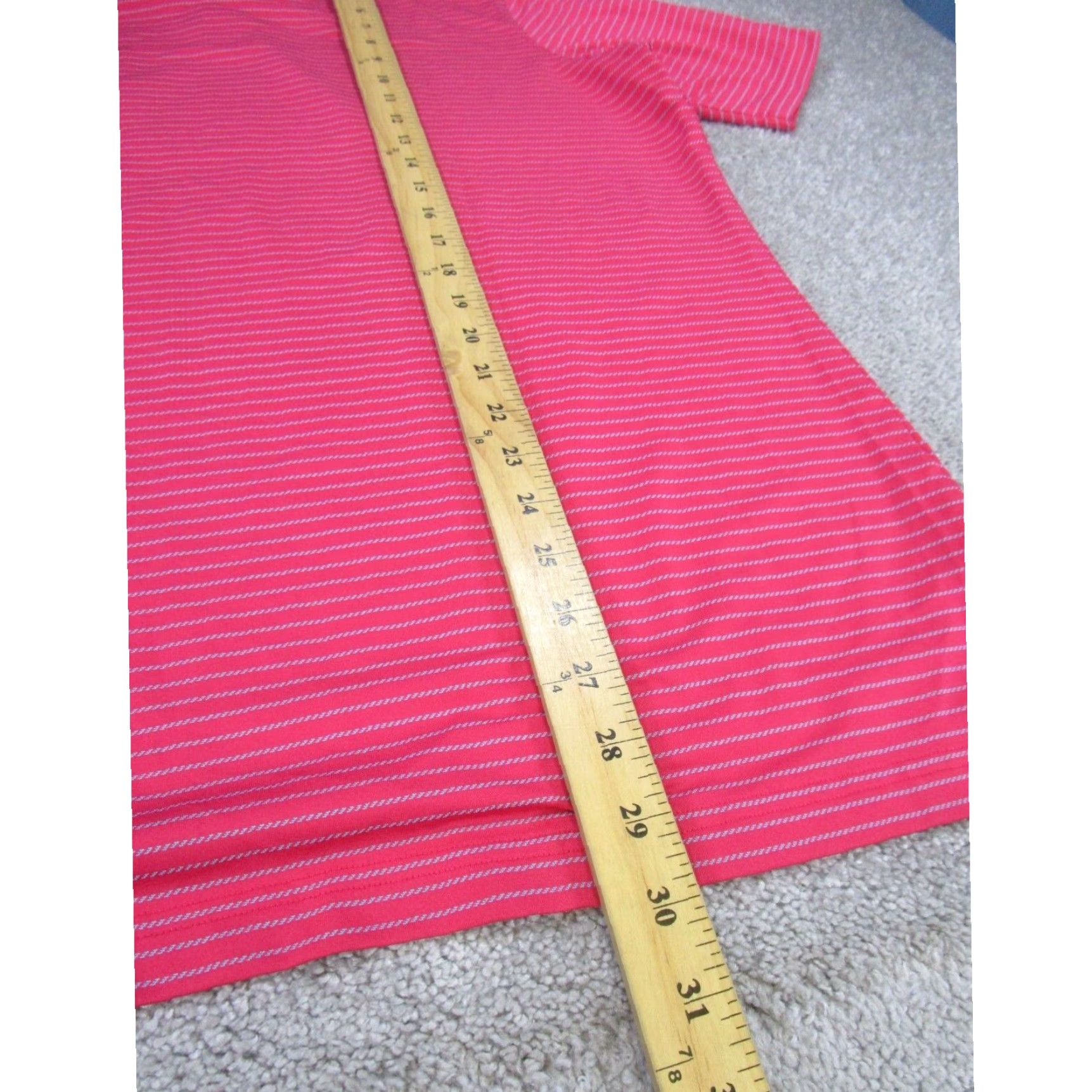Vintage Fairway Greene Mens Large Extra Large XL Pink Golf Polo Shirt Size US L / EU 52-54 / 3 - 5 Thumbnail