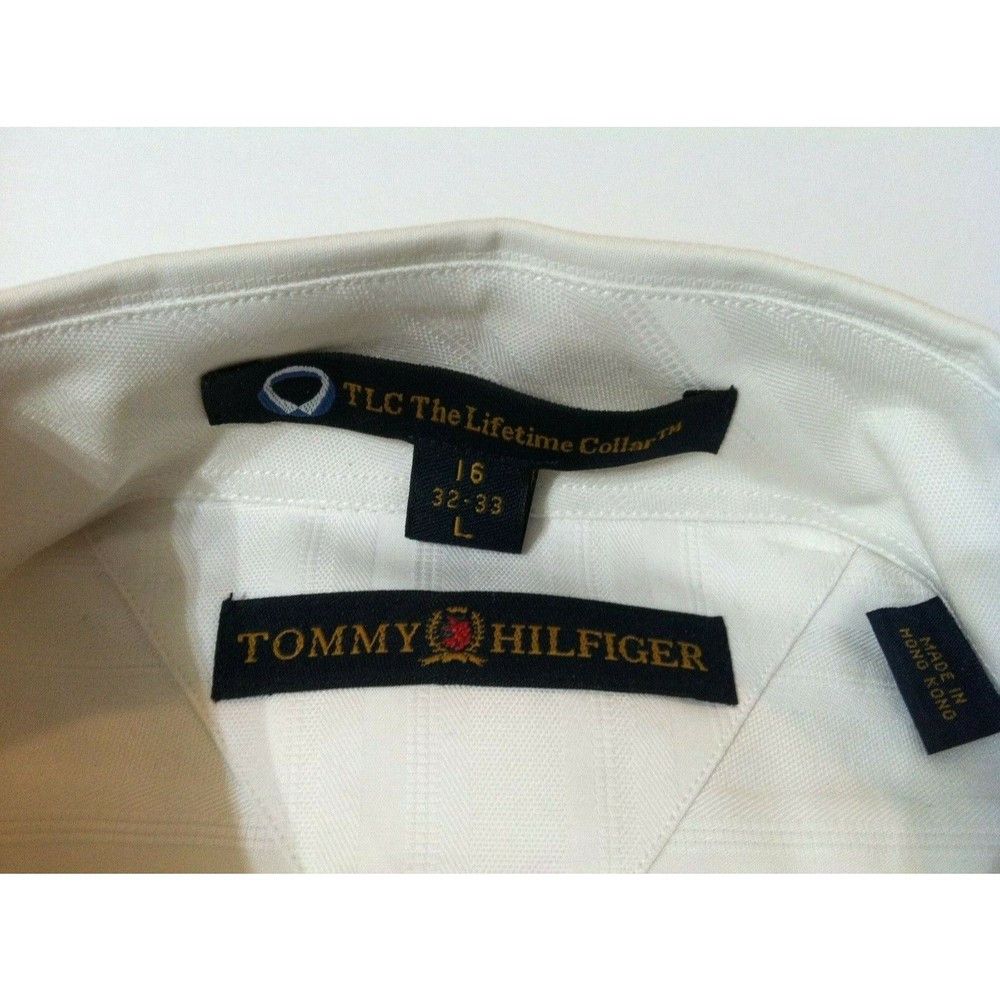 Tommy Hilfiger TOMMY HILFIGER MENS NEW 100%COTTON DRESS SHIRT 16/32-33 Size US L / EU 52-54 / 3 - 2 Thumbnail