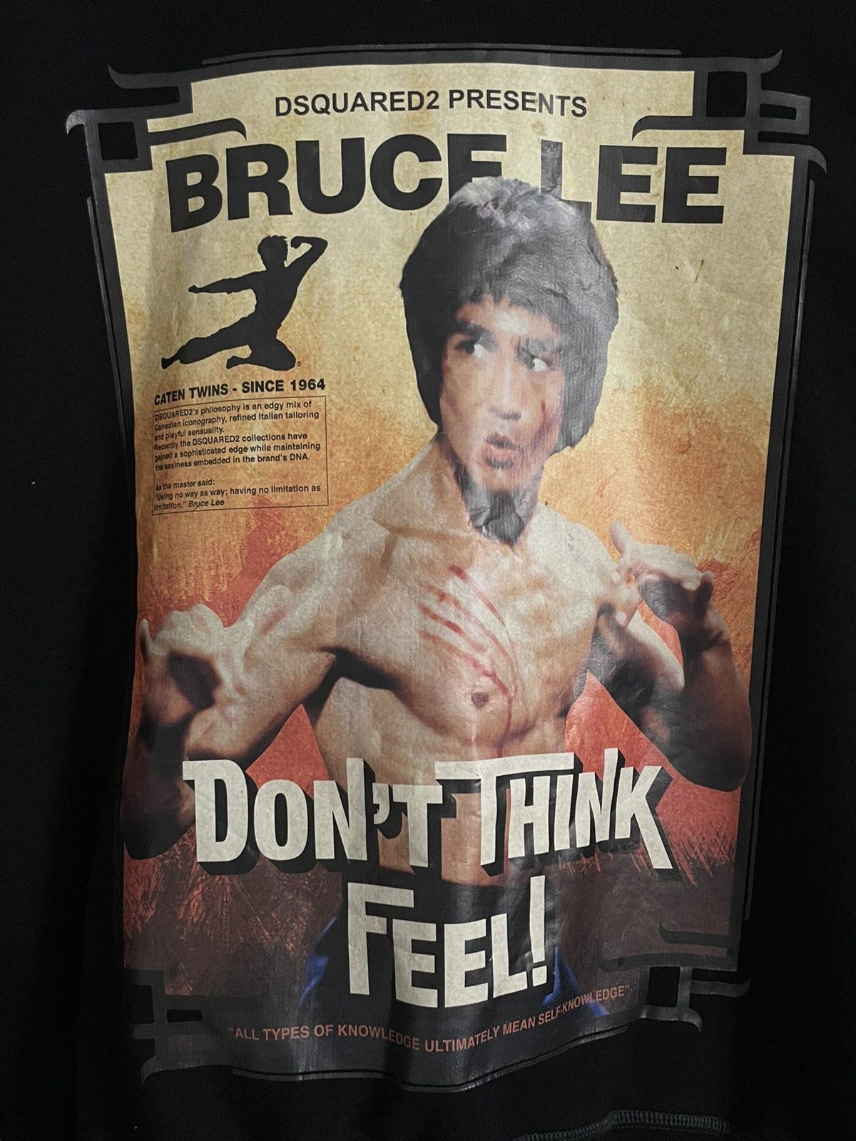 Dsquared2 Dsquared2 Bruce Lee Sweatshirt “Don’t Think Feel ! “ RARE Size US M / EU 48-50 / 2 - 3 Thumbnail