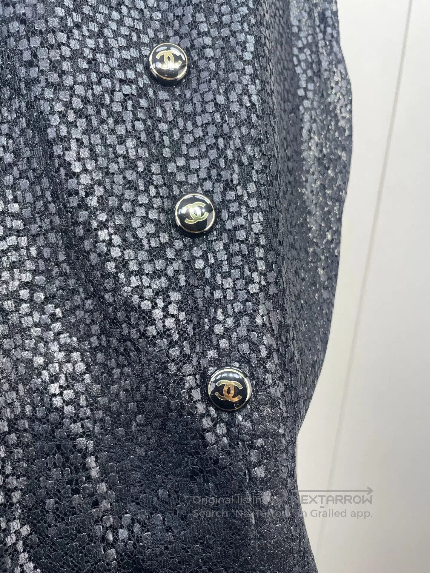 Chanel Chanel Black Silk Sleeveless Dress. Size XS / US 0-2 / IT 36-38 - 4 Thumbnail