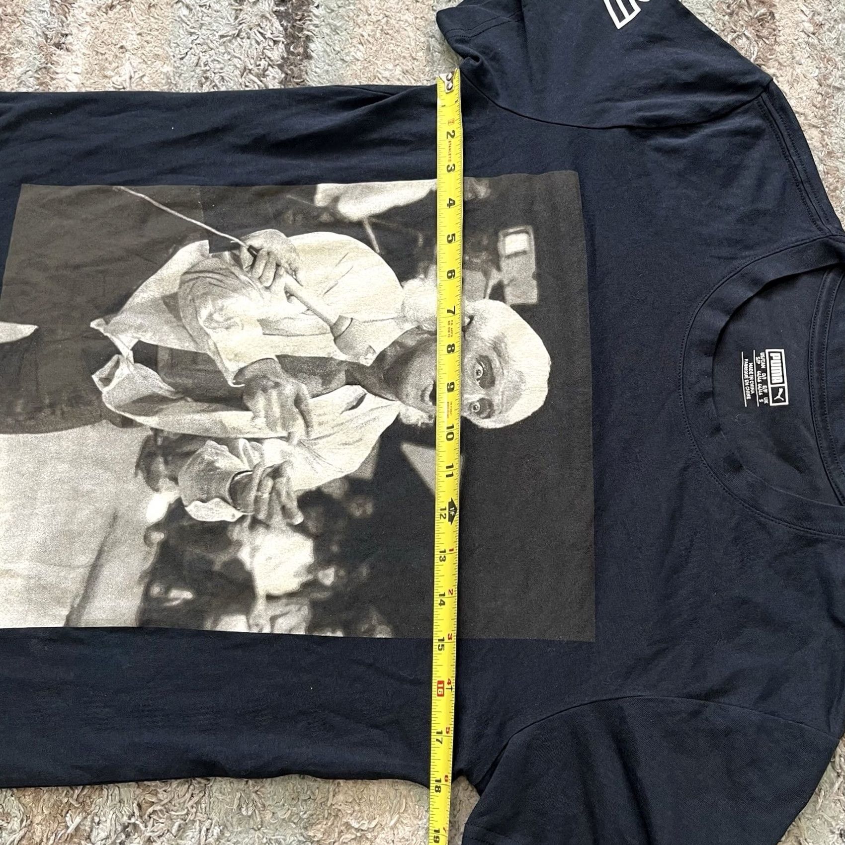 Puma Puma WWE Ric Flair Nature Boy Photo Tee T-Shirt Black Men's S WCW 90s Size US S / EU 44-46 / 1 - 7 Thumbnail