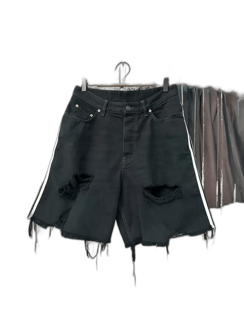 Balenciaga Balenciaga Adidas Denim Shorts Size XS-2506 Size US 26 / EU 42 - 1 Thumbnail