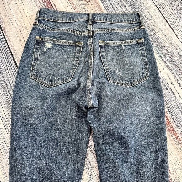 Gap GAP Cheeky Straight High Rise Classic Blue Jeans Women’s 27 Size 27" / US 4 / IT 40 - 4 Thumbnail