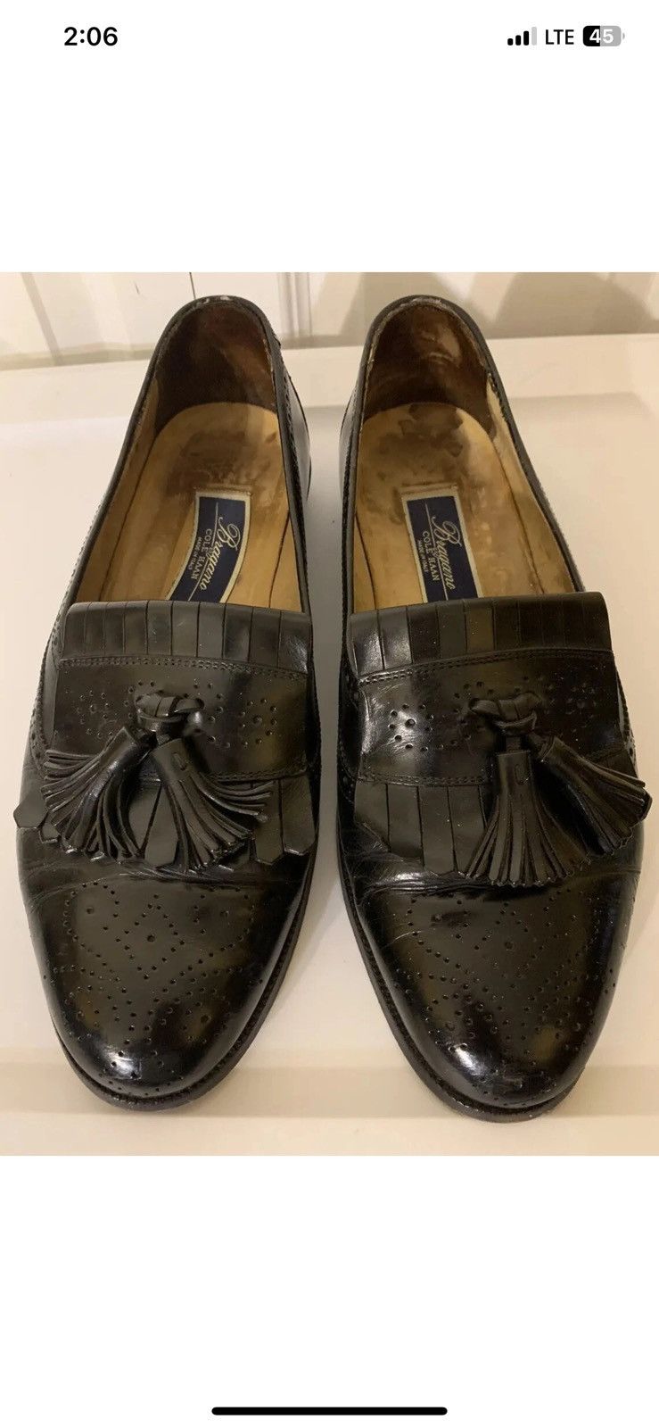 Cole Haan Cole Haan Bragano mens sz 9D black kiltie loafers slip shoes Size US 9 / EU 42 - 3 Thumbnail
