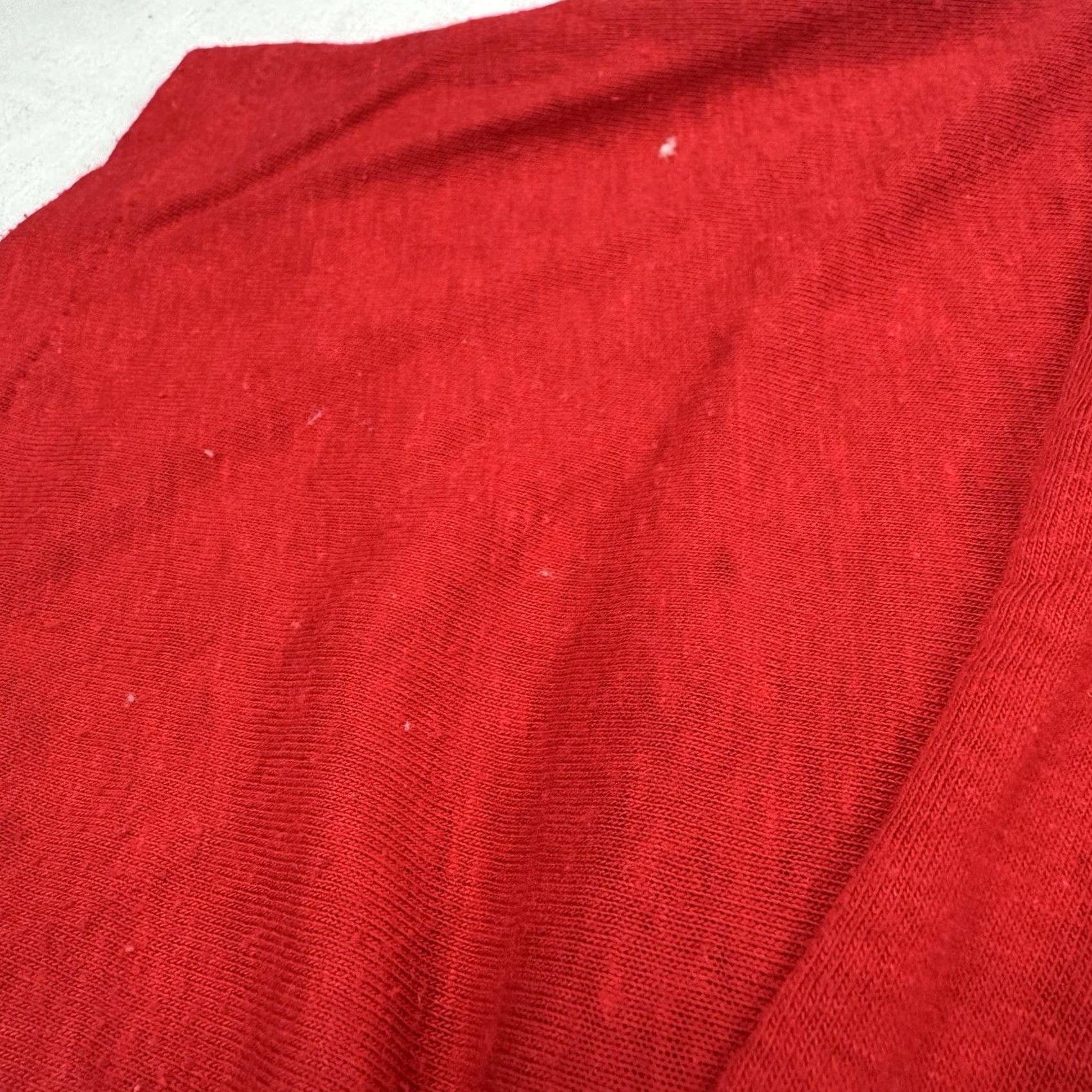 Vintage VINTAGE Funwear T-Shirt Shirt Adult Medium Red 70s 80s USA Pocket Slim Crew Neck Short Sleeve Men Size US M / EU 48-50 / 2 - 4 Thumbnail