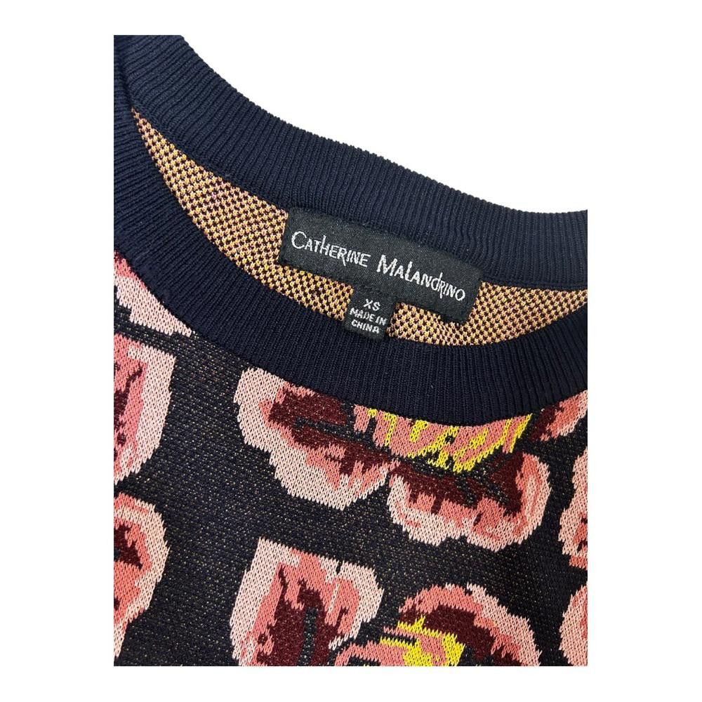 Designer Catherine Malandrino l Floral Sweater XS Size XS / US 0-2 / IT 36-38 - 6 Thumbnail