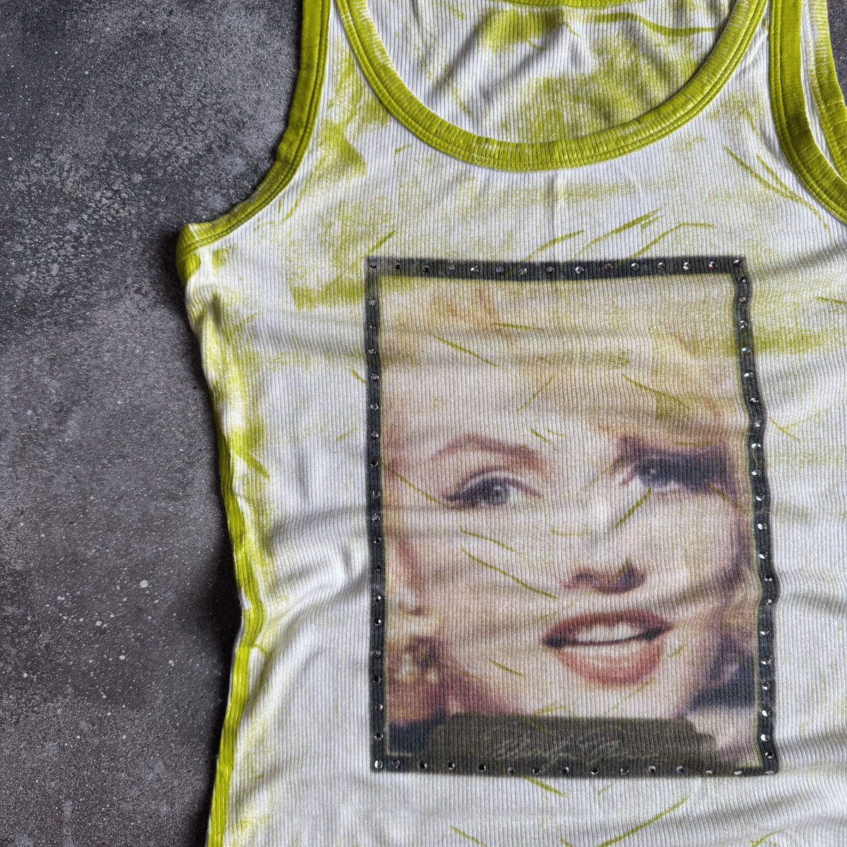Hysteric Glamour Marilyn Monroe Vintage Y2K Glamour Ribbed Tank Top Size S / US 4 / IT 40 - 3 Thumbnail