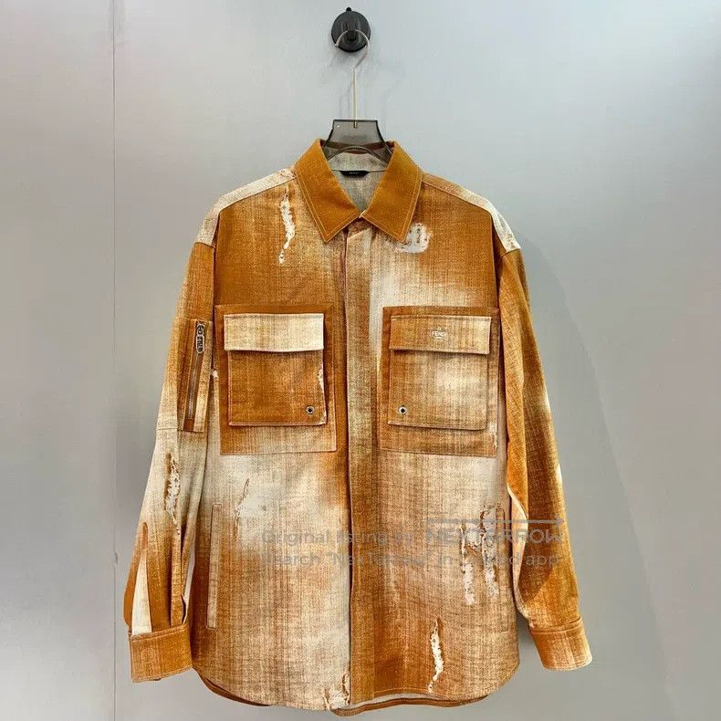 Fendi Fendi Washed Denim Jacket Size US M / EU 48-50 / 2 - 1 Thumbnail