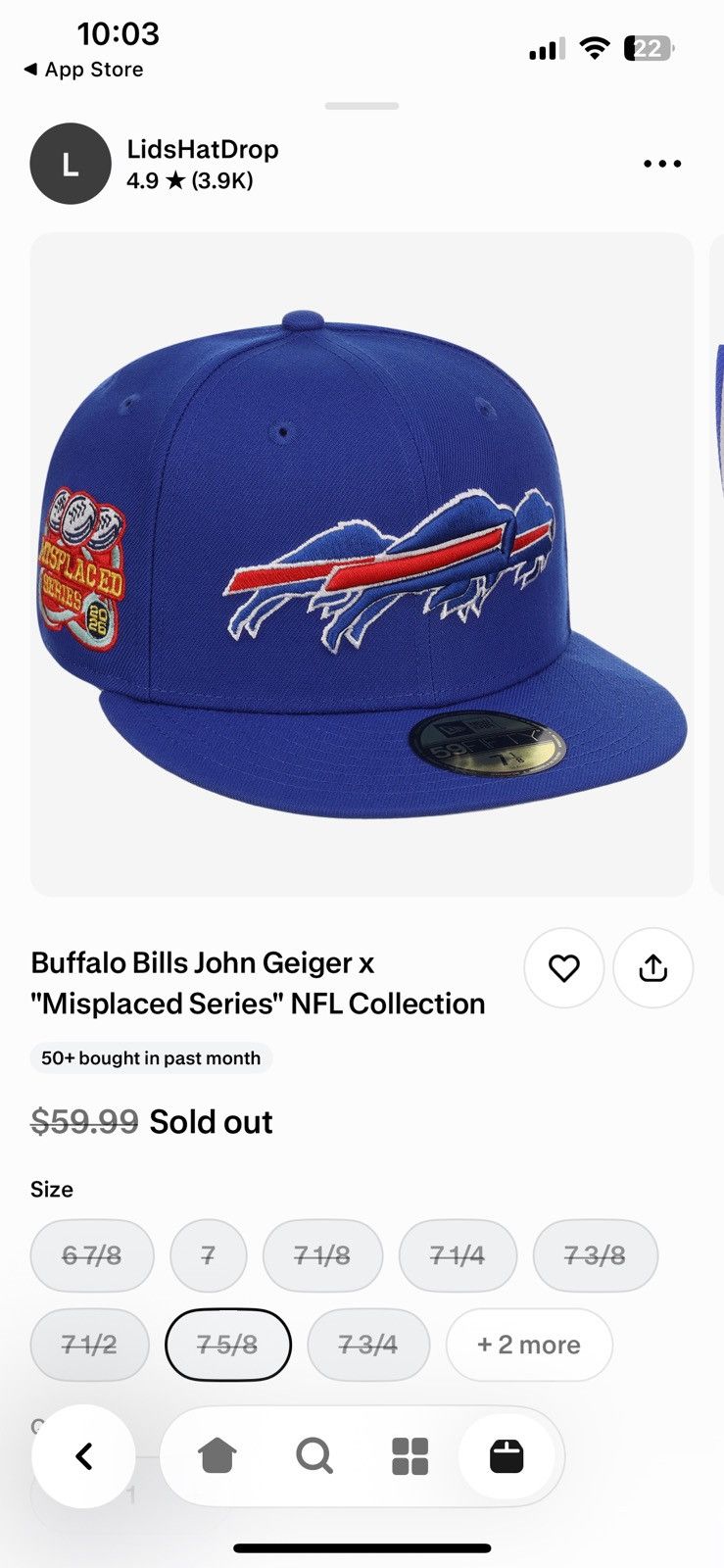 New Era New Era X John Geiger Size ONE SIZE - 1 Thumbnail