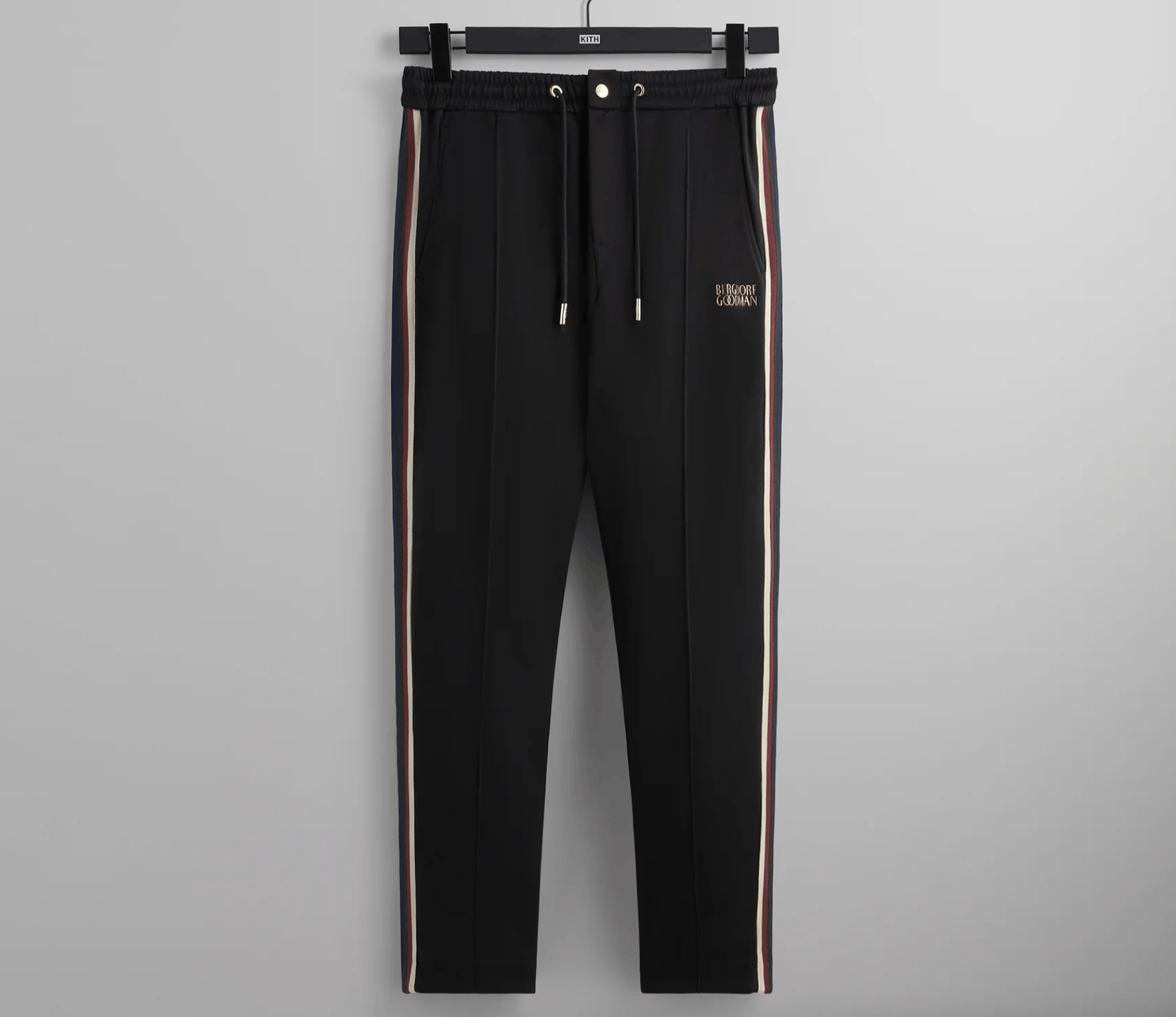 image of Bergdorf Goodman x Kith Mercer Pt Track Pant in Black, Men's (Size 32)
