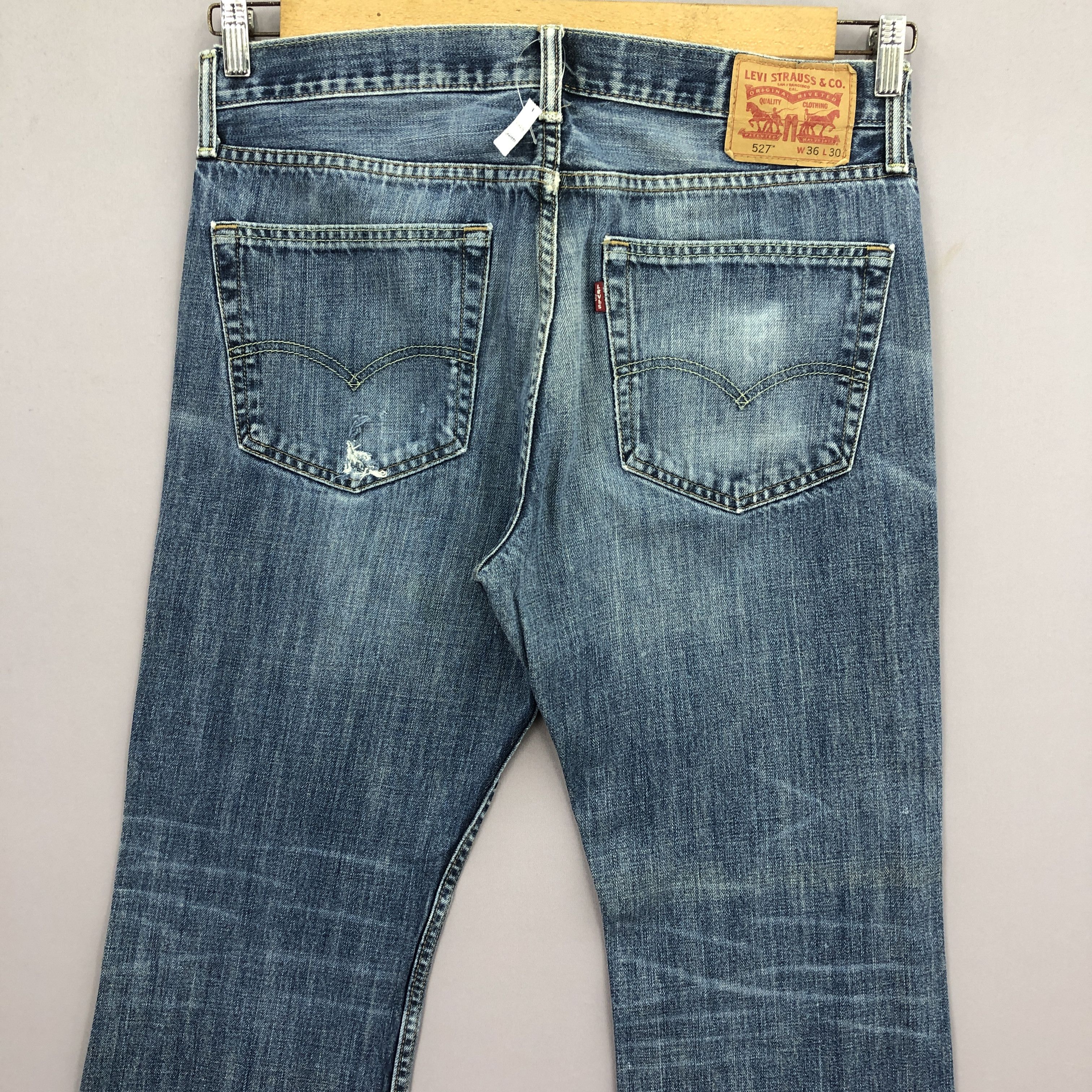 Levi's × Vintage Vintage Levis 527 Flare Jeans Wide Leg Bootcut Denim BS47138 Size US 26 / EU 42 - 4 Thumbnail