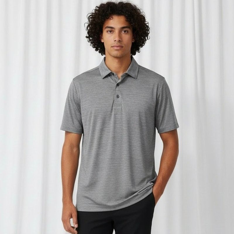 Footjoy FootJoy Men's Golf Polo Shirt Size Medium Gray Heather Size US M / EU 48-50 / 2 - 1 Thumbnail
