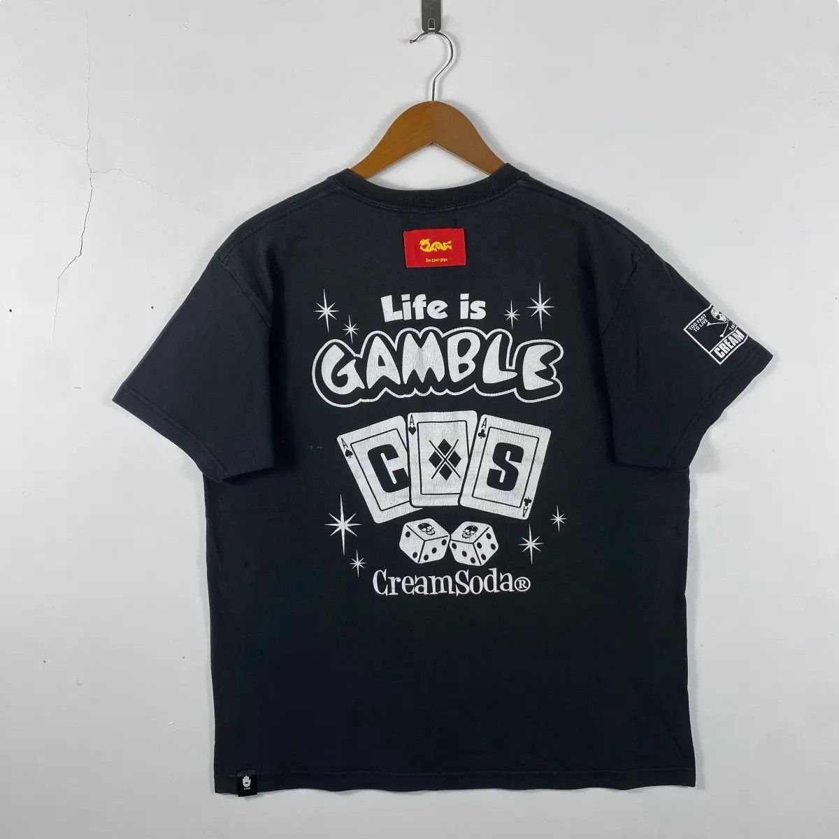 Japanese Brand Vintage 00's CREAM SODA South Cat Street Life Is Gamble Size US M / EU 48-50 / 2 - 4 Thumbnail