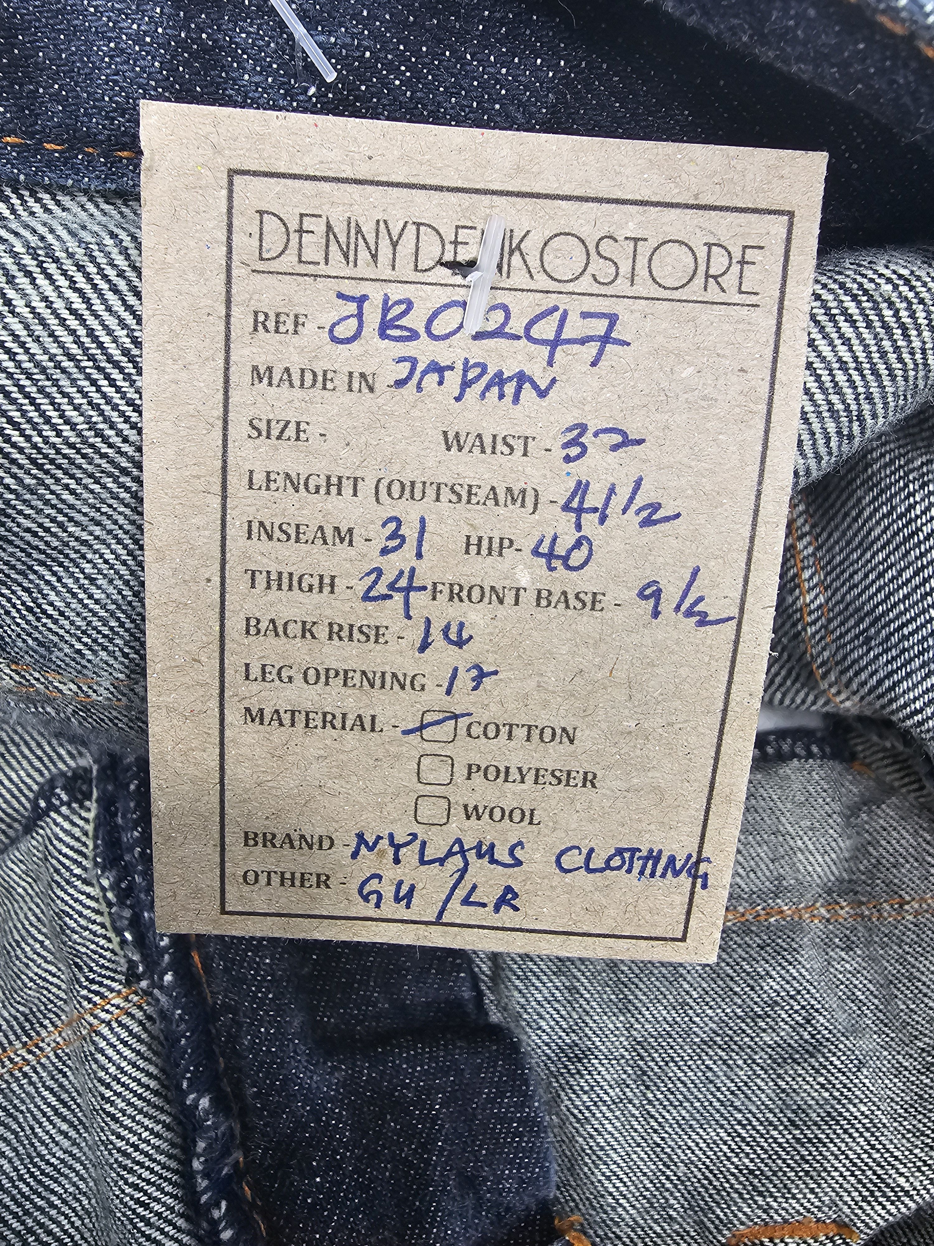 Japanese Brand NYLAUS CLOTHING Double Waist Punk Jeans JB0247 Size 32x31 Size US 32 / EU 48 - 16 Thumbnail