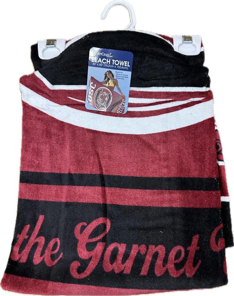 Designer South Carolina Gamecocks Beach Towel Size ONE SIZE - 1 Thumbnail