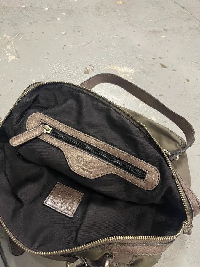 Dolce & Gabbana 2000s Dolce & Gabbana Khaki Green Multi Zip Mila Handle Bag Size ONE SIZE - 9 Thumbnail