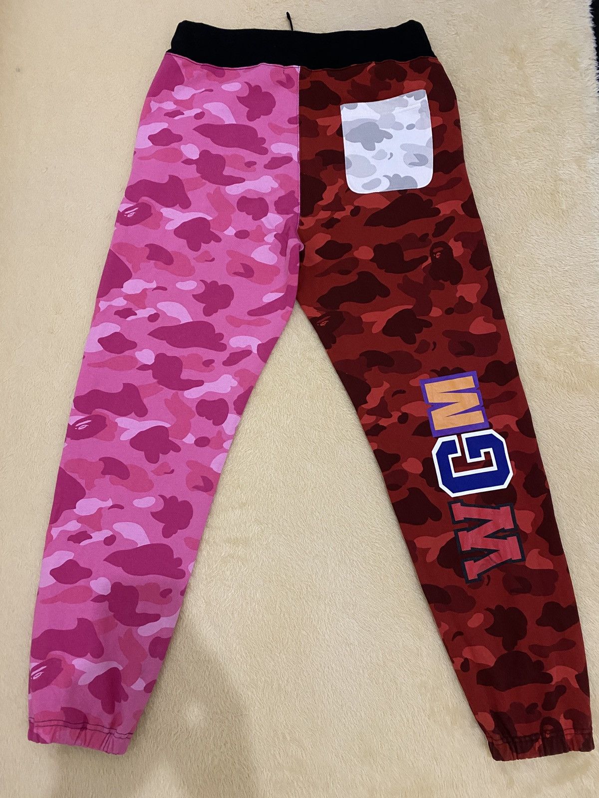 Bape Crazy Camo Shark Sweat Pants Size US 33 - 2 Thumbnail