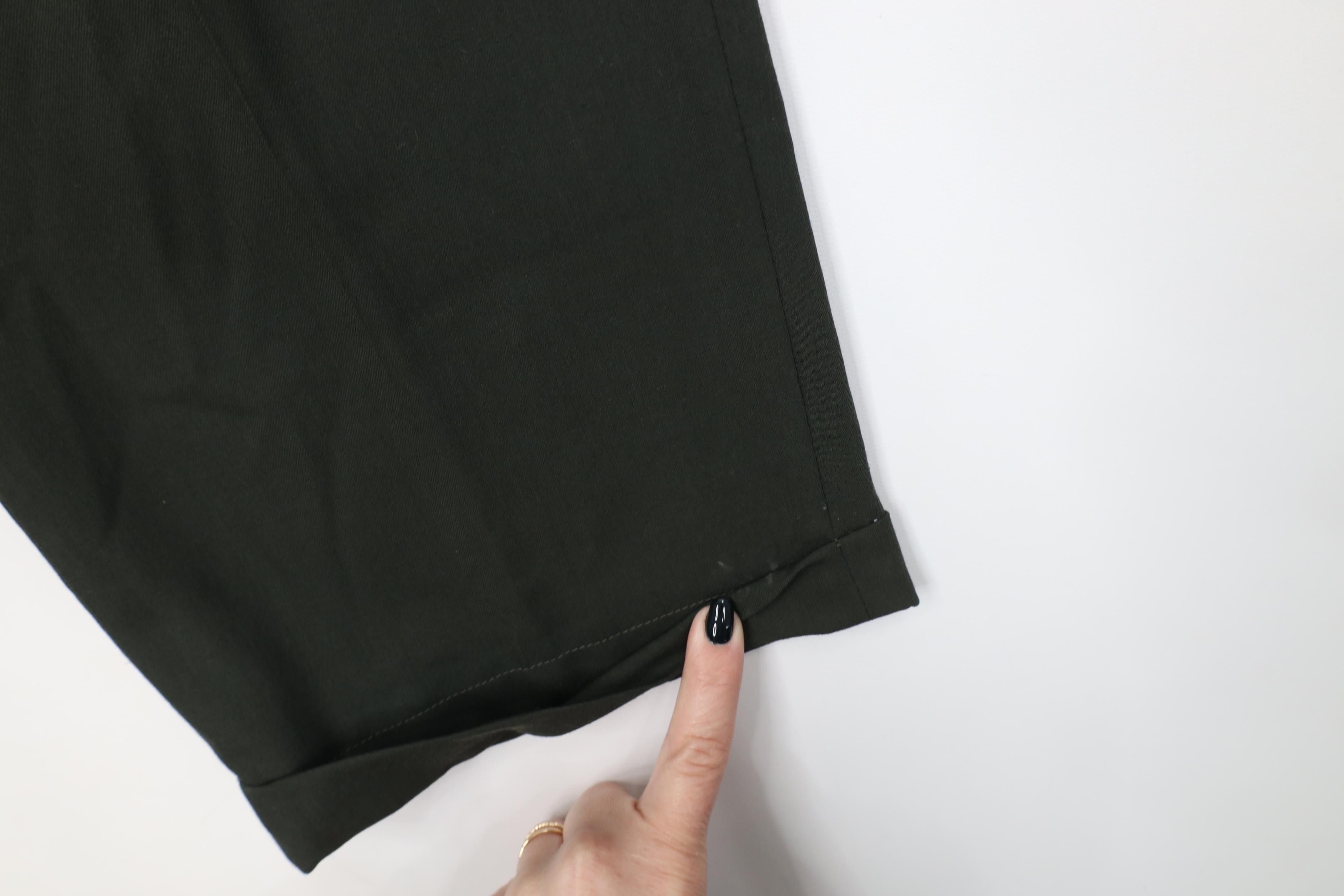 Vintage Vintage 90s Streetwear Wool Blend Knit Wide Leg Chino Pants Size US 32 / EU 48 - 5 Thumbnail