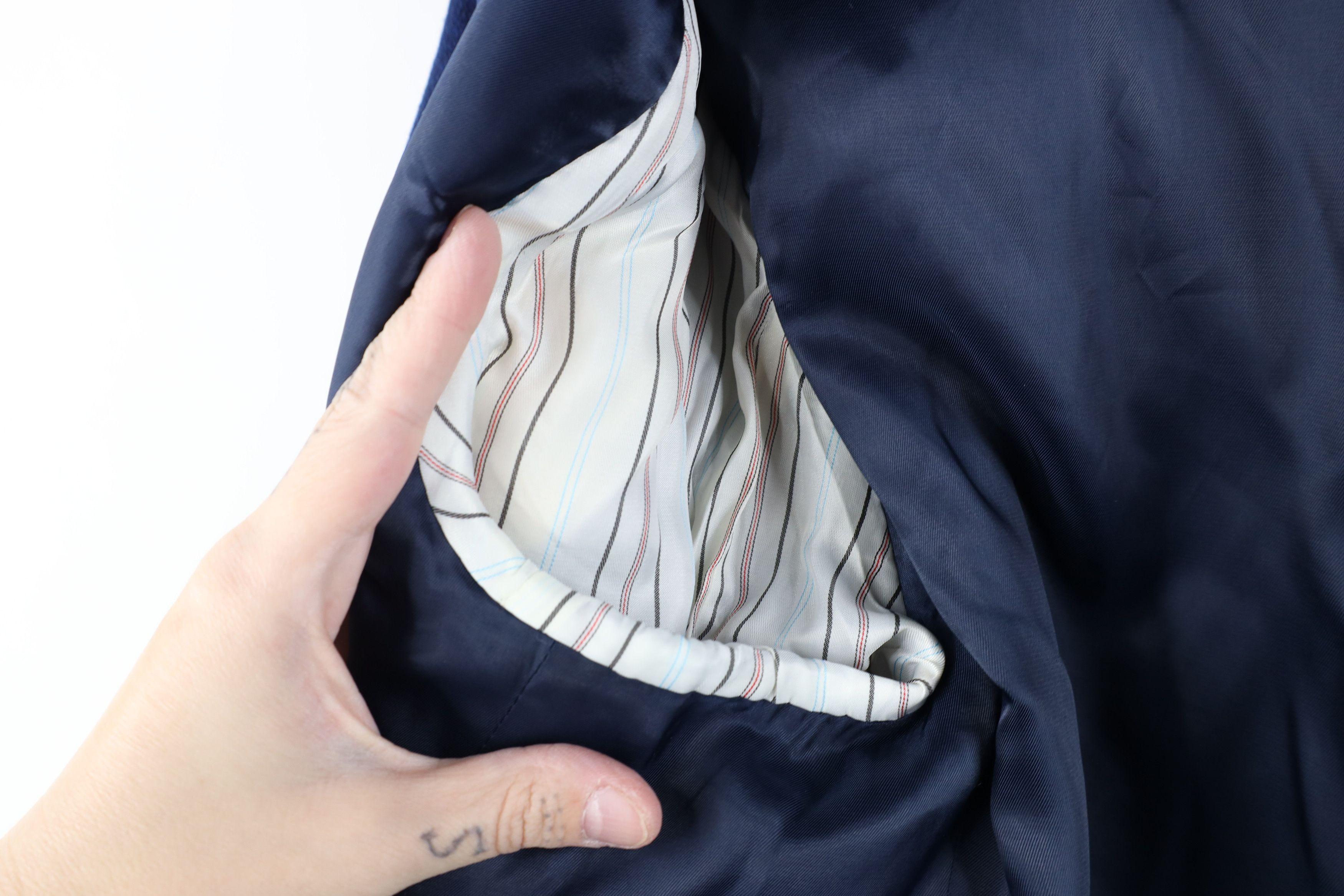 Ralph Lauren Ralph Lauren Silk Cashmere Suit Coat Blazer Jacket Blue Size US XL / EU 56 / 4 - 12 Thumbnail