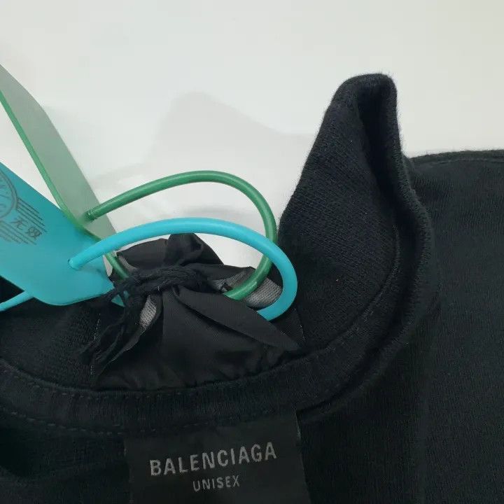 Balenciaga Balenciaga Black Oversized Architectural Print T-Shirt 0079 Size XS / US 0-2 / IT 36-38 - 2 Thumbnail
