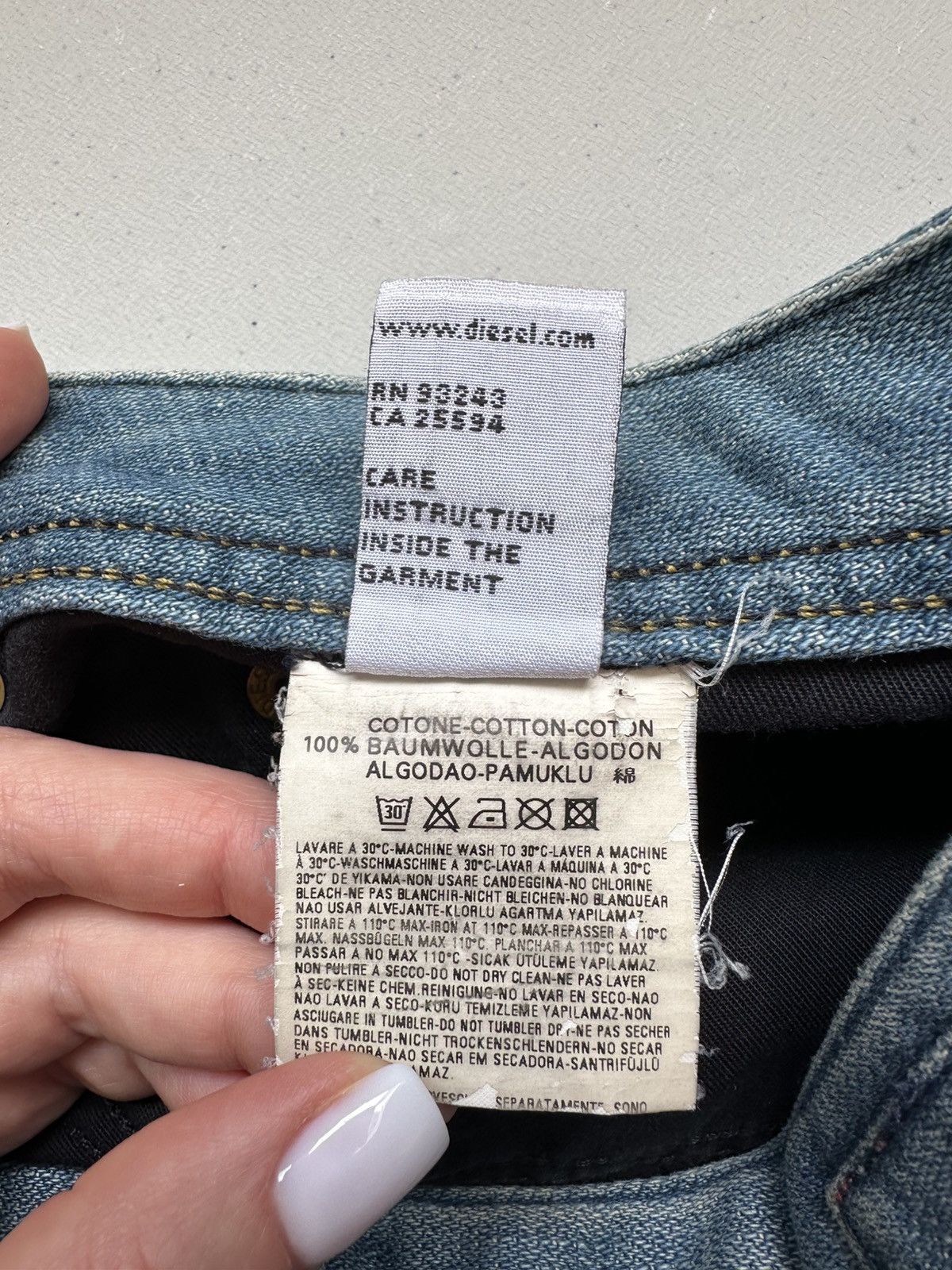 Diesel Diesel Baggy Jeans Denim Distressed Size US 32 / EU 48 - 11 Thumbnail