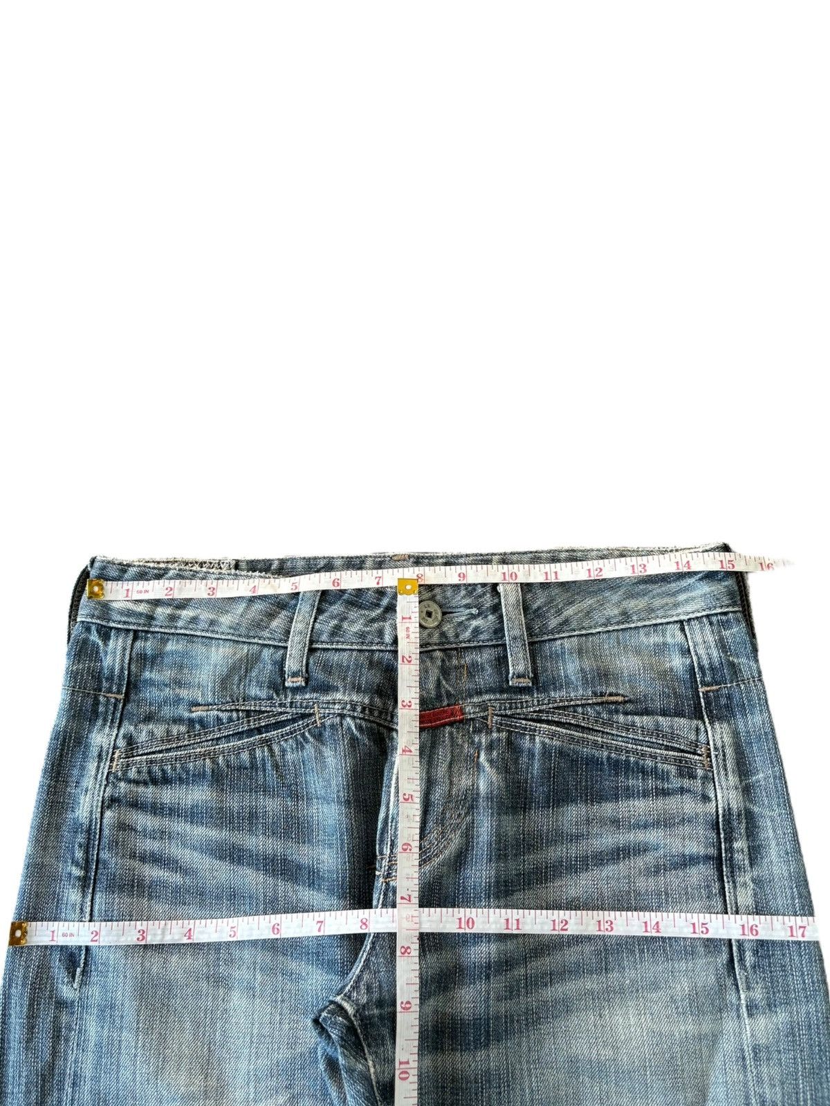 Marithe + Francois Girbaud Vintage Marithe Francois Girbaud Faded Distresses Jeans Size 31" - 6 Thumbnail