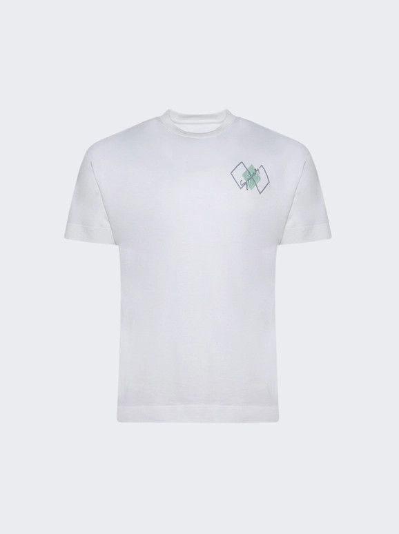 Givenchy o1mle0326 Regular Fit Tee Shirt in White Size US L / EU 52-54 / 3 - 1 Thumbnail