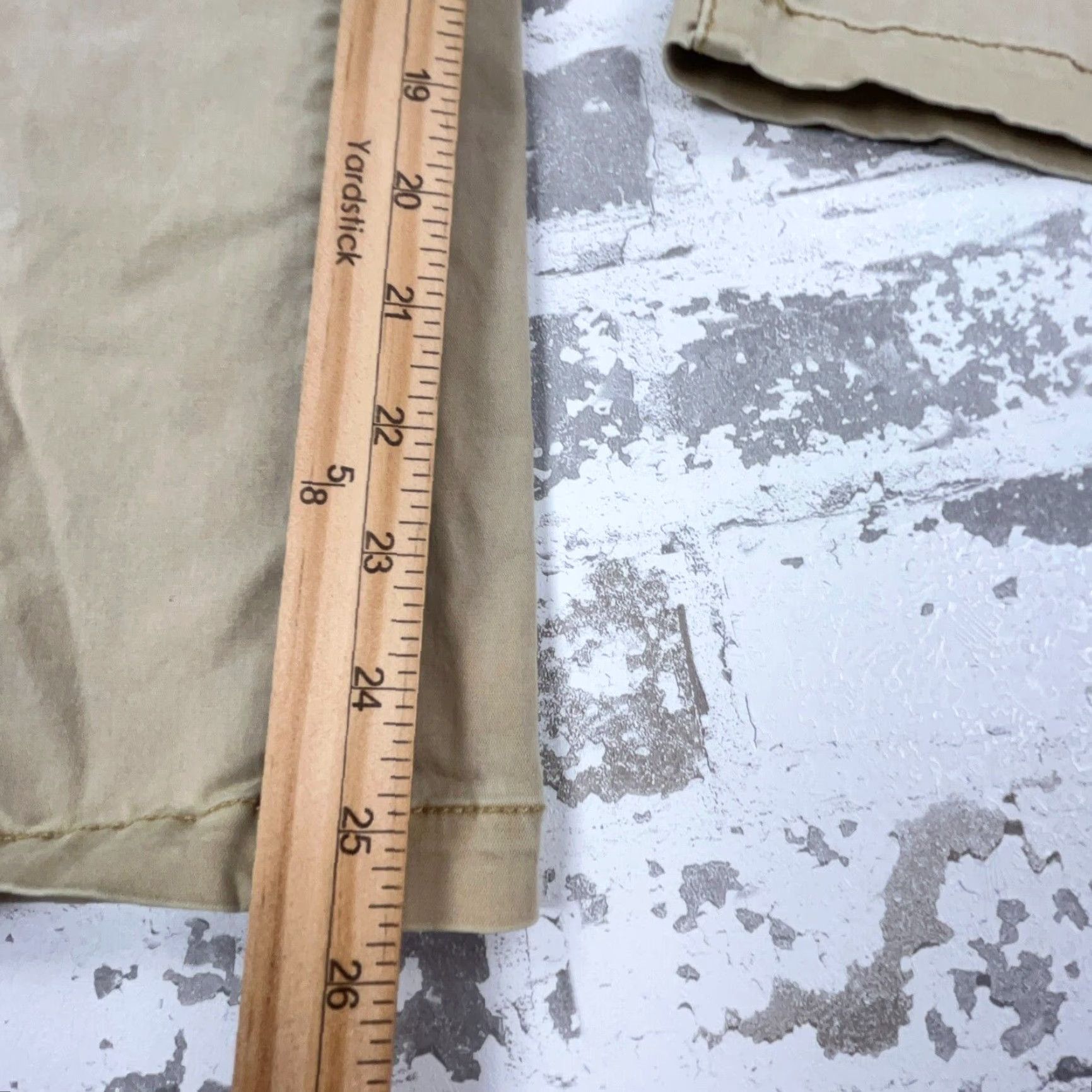 Anthropologie Anthropologie Pants Women 30 Chino Beig e Tan Brown Straight Regular Flat Front Zip Pockets Cotton Cotton Blend Casual - Size 30" / US 8 / IT 44 - 7 Thumbnail