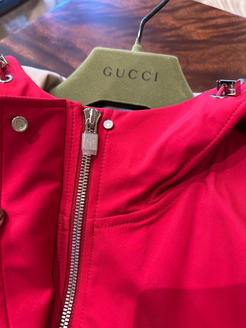 Loro Piana LORO PIANA Rippled red jacket Size XS / US 0-2 / IT 36-38 - 4 Thumbnail