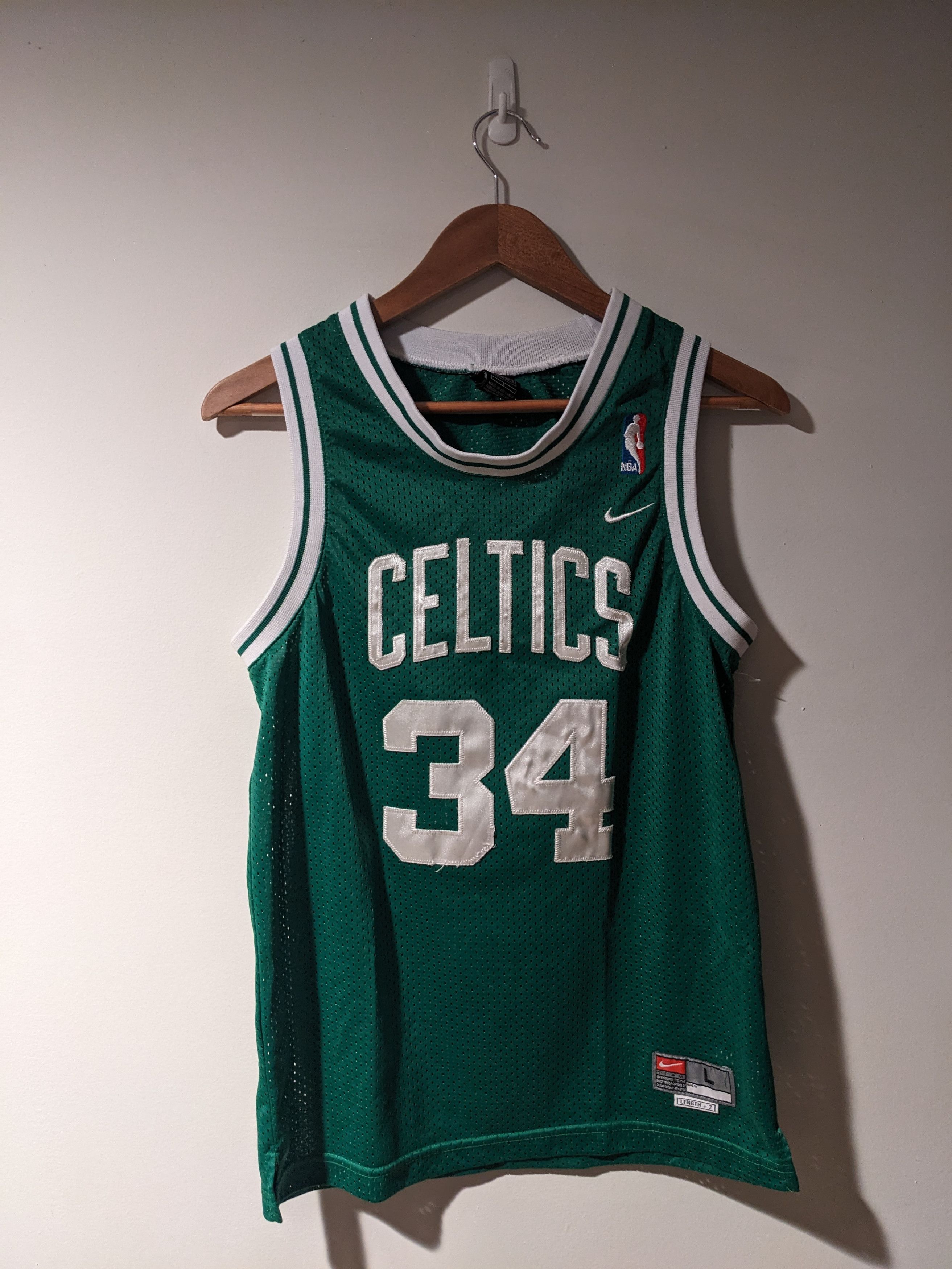 Nike × Vintage Vintage Y2K Boston Celtics Pierce Youth Basketball Jersey Size US L / EU 52-54 / 3 - 1 Thumbnail