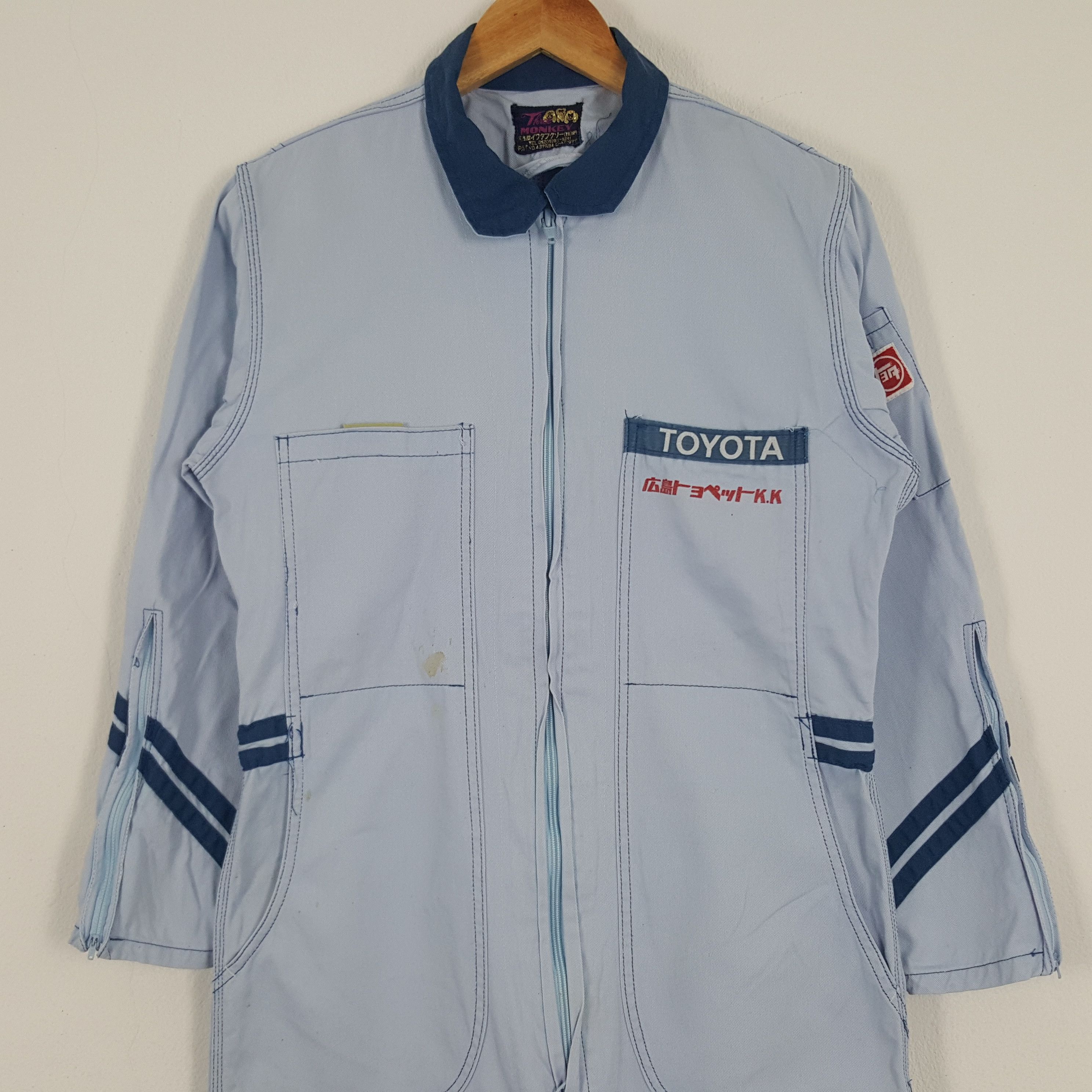 Vintage Vintage Toyota Japanese Racing Team Coverall Jacket Size US L / EU 52-54 / 3 - 2 Thumbnail