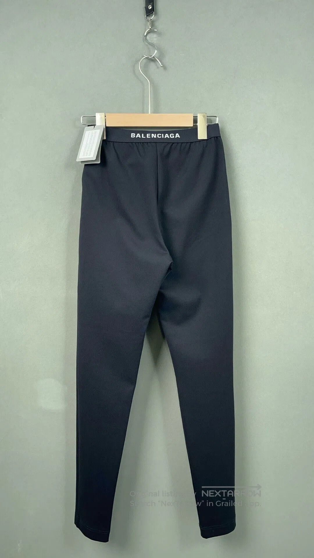 Balenciaga Balenciaga Black Knit Slim Sweatpants. Size 37" - 2 Thumbnail