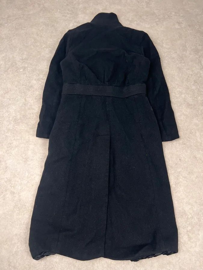 Dries Van Noten Dries Van Noten Black Classy Wool Trench Coat Size S / US 4 / IT 40 - 4 Thumbnail