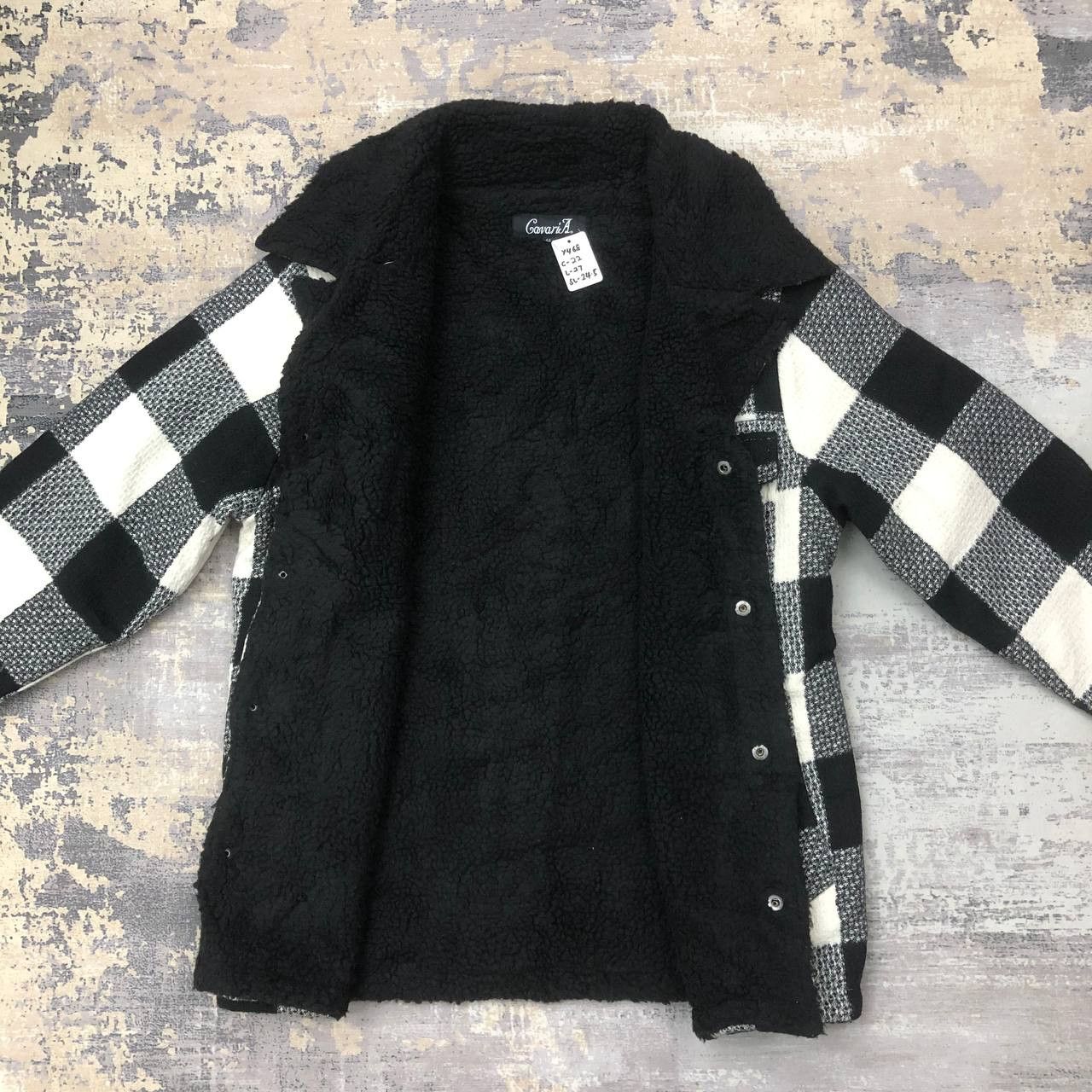Japanese Brand Y468 FLEECE TARTAN CAVARIA JAPAN JACKET Size US M / EU 48-50 / 2 - 3 Thumbnail