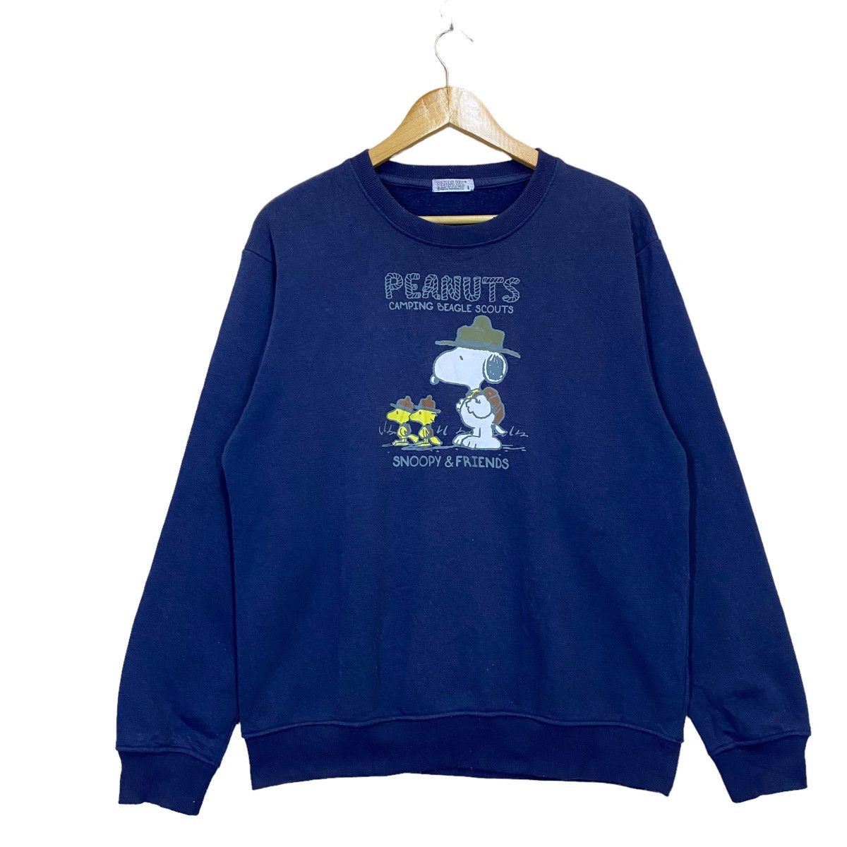 Cartoon Network Snoopy Peanuts Big Logo Printed Crewneck Sweatshirt Size M Size US M / EU 48-50 / 2 - 1 Thumbnail