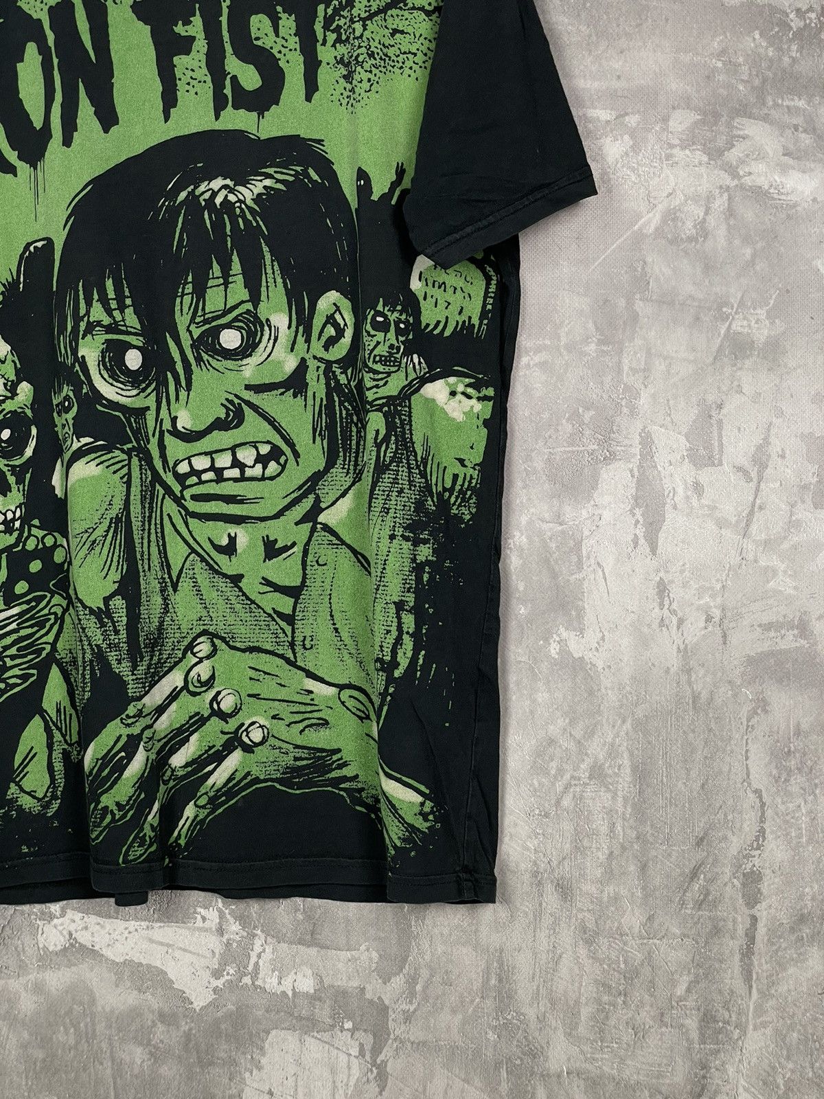 Marvel Comics × Misfits IRON FIST Zombie Chomper Men's Full Print Misfits T-shirt Size US M / EU 48-50 / 2 - 6 Thumbnail
