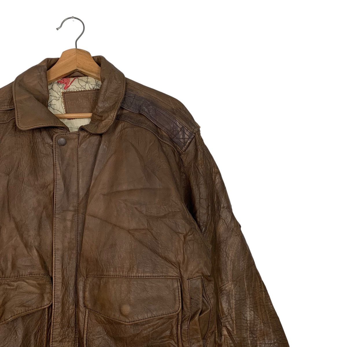 Japanese Brand Japanese Brand Sub Urban Tokyo Military Leather Jacket Size US M / EU 48-50 / 2 - 5 Thumbnail
