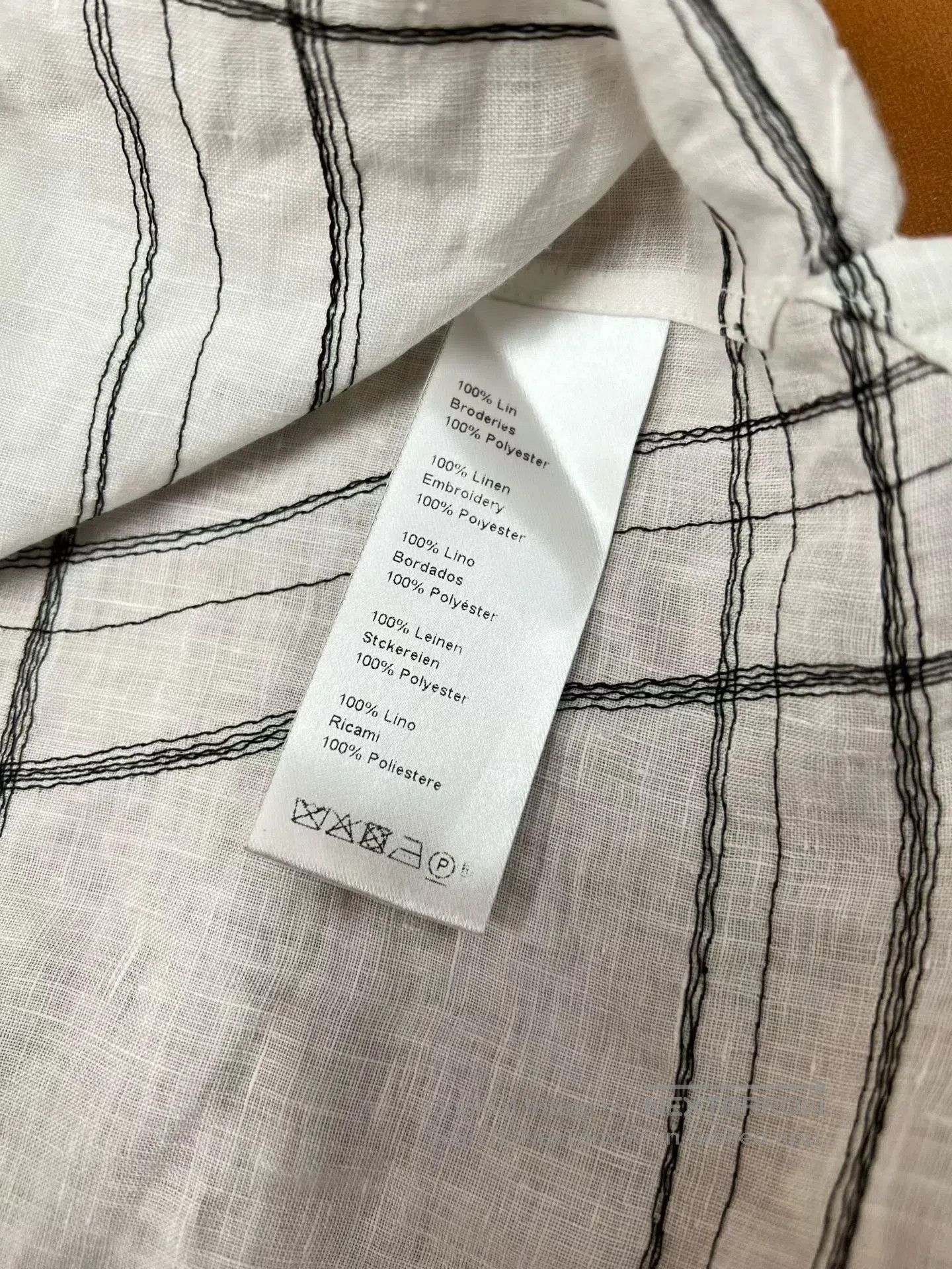 Hermes Hermes Linen Check Long. Size US XXS / EU 40 - 6 Thumbnail
