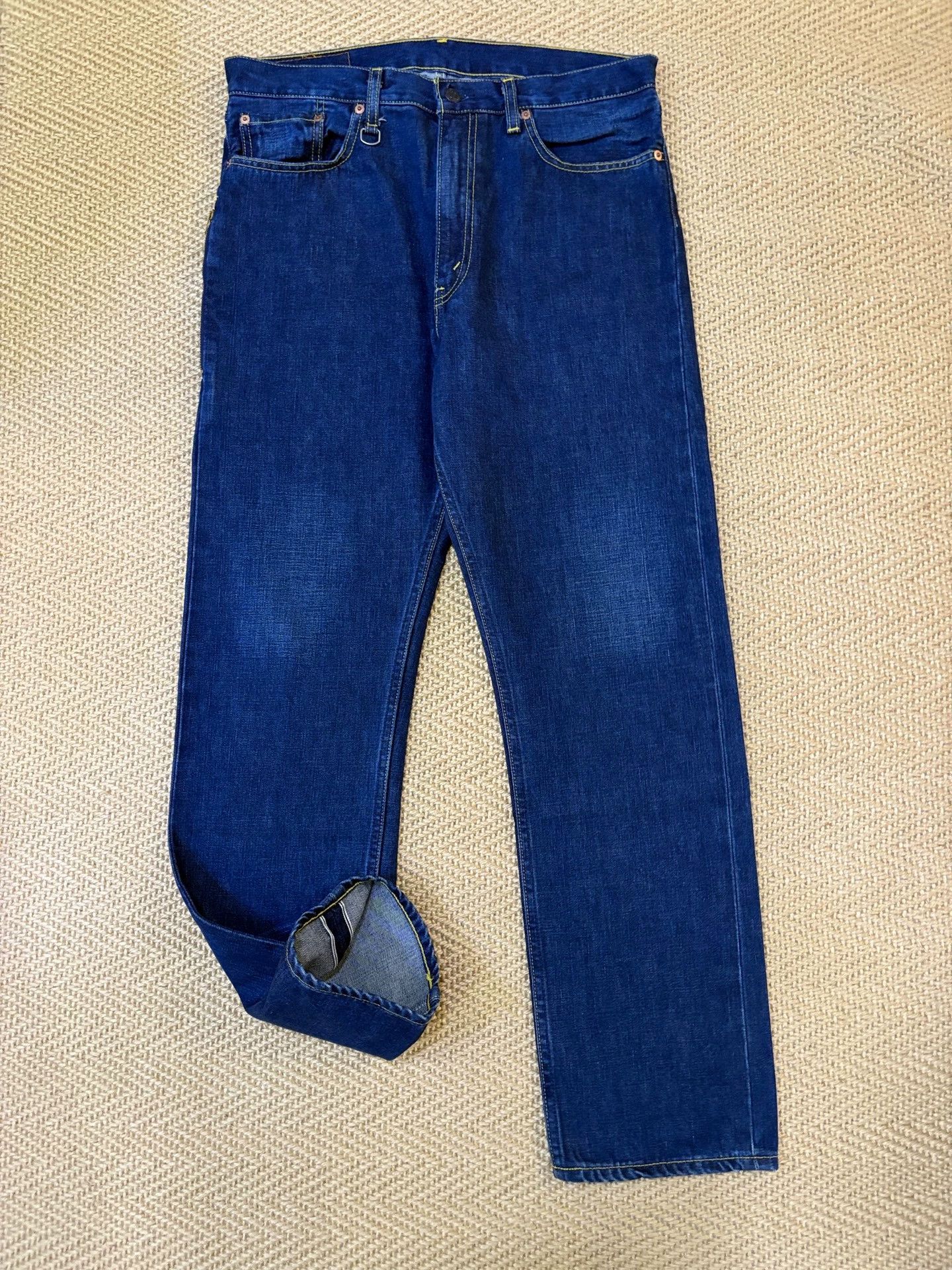 Levi's Levi's FENOM Hiroshi Fujiwara 505 One Wash All Shine W34L31 Size US 34 / EU 50 - 2 Thumbnail