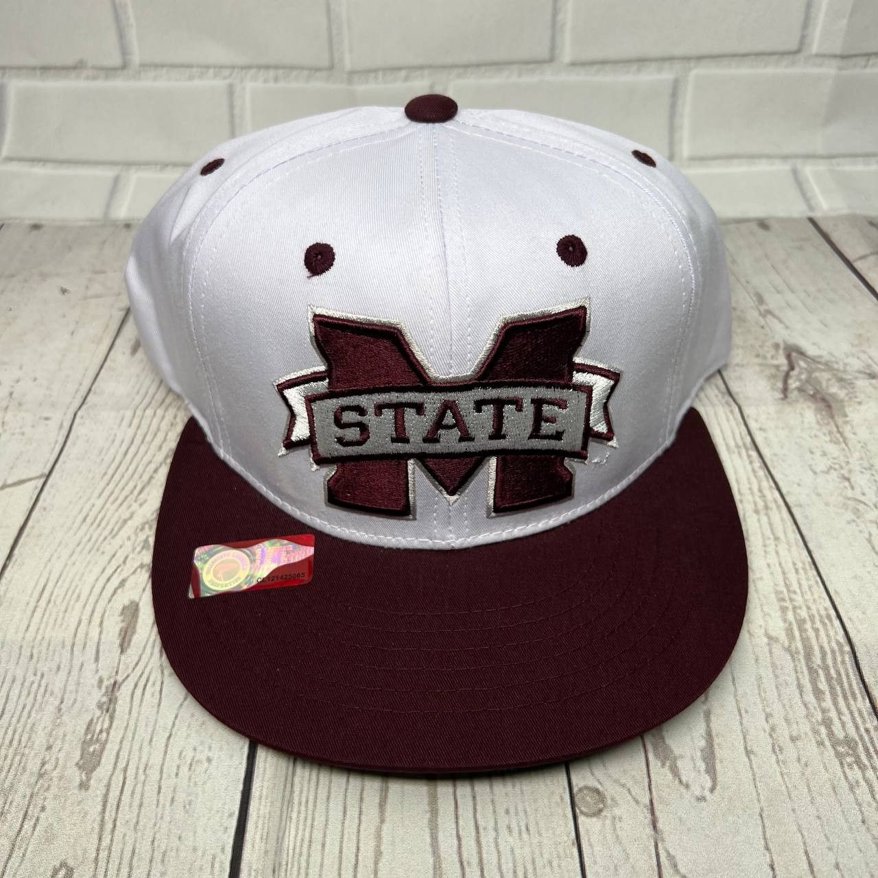 Mississippi State Zep-Pro Brown Leather Concho Tip Belt